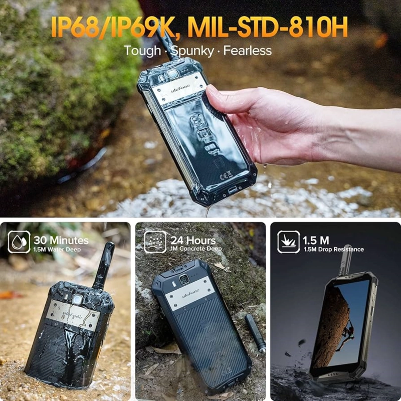 CELULAR ULEFONE ARMOR 20WT 256 GB 8 GB RAM 50 MP 5.6 " ANDROID + WALKIE TALKIE DMR UHF - 5