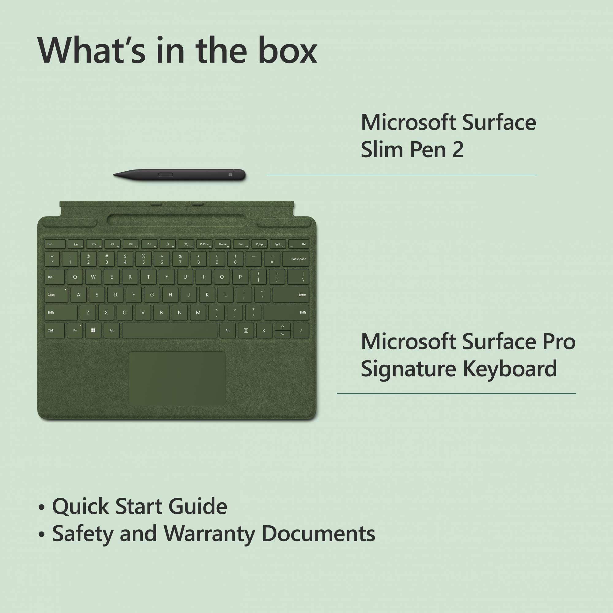 TECLADO WINDOWS INALÁMBRICO MICROSOFT SURFACE PRO 9 SURFACE PRO 8 Y SURFACE PRO X LÁPIZ SLIM PEN 2 - 8