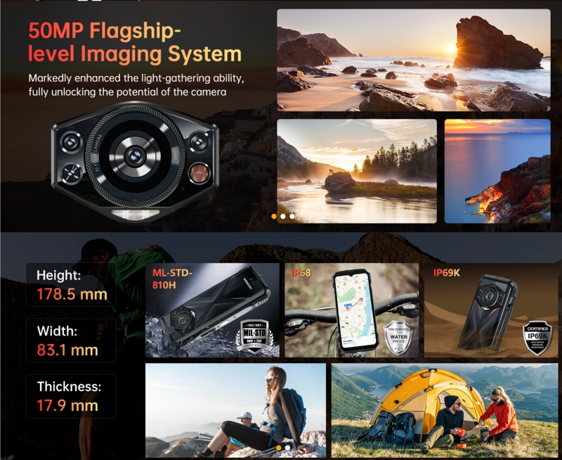 CELULAR DOOGEE S118 512 GB 12 GB RAM 50 MP 6.5 " RUGGED RESISTENTE ANDROID 14 - 7