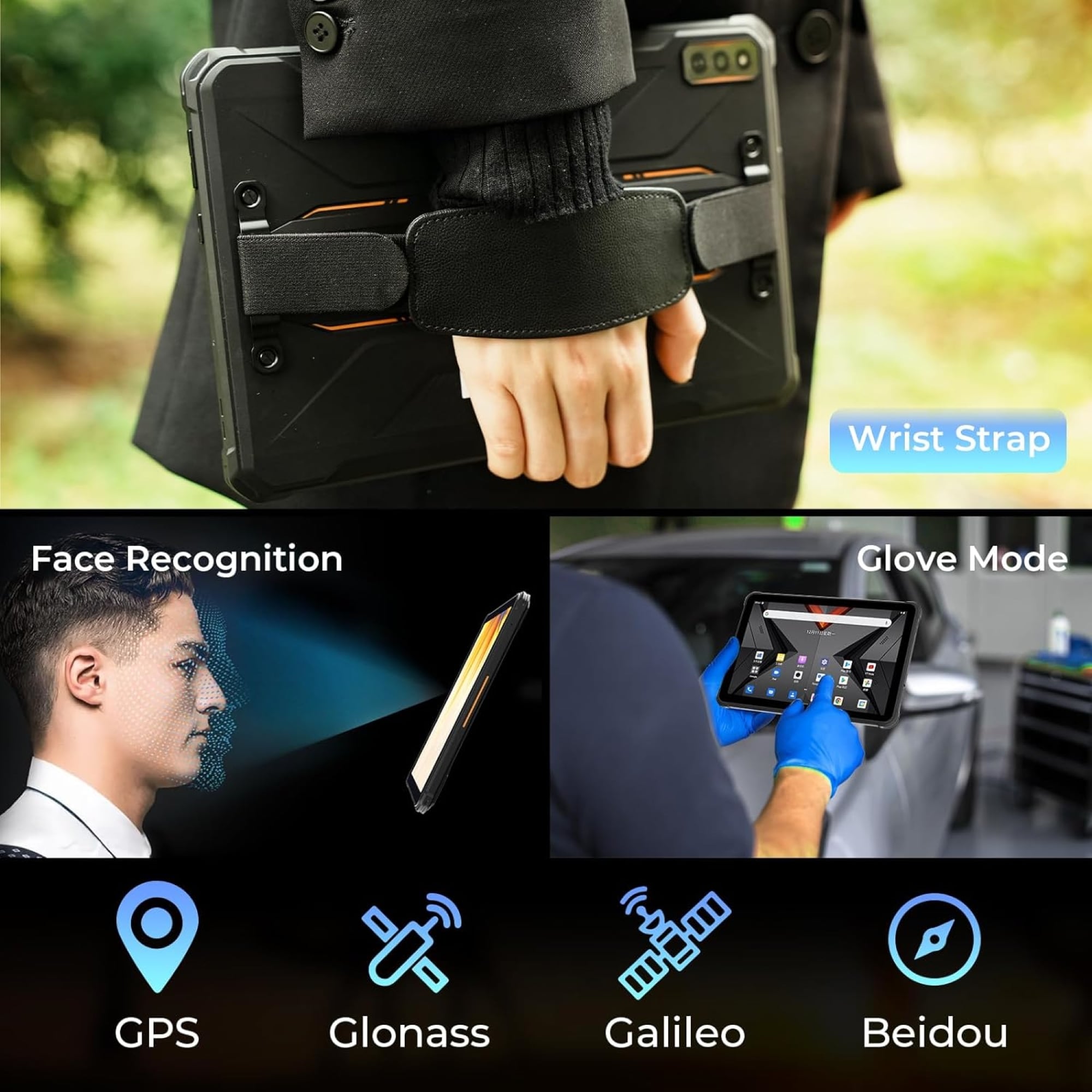 TABLET DOOGEE R7 10.1" 256 GB 4G RUGGED RESISTENTE HOTWAV IP68 MILITAR RESISTE POLVO GOLPES AGUA - 4