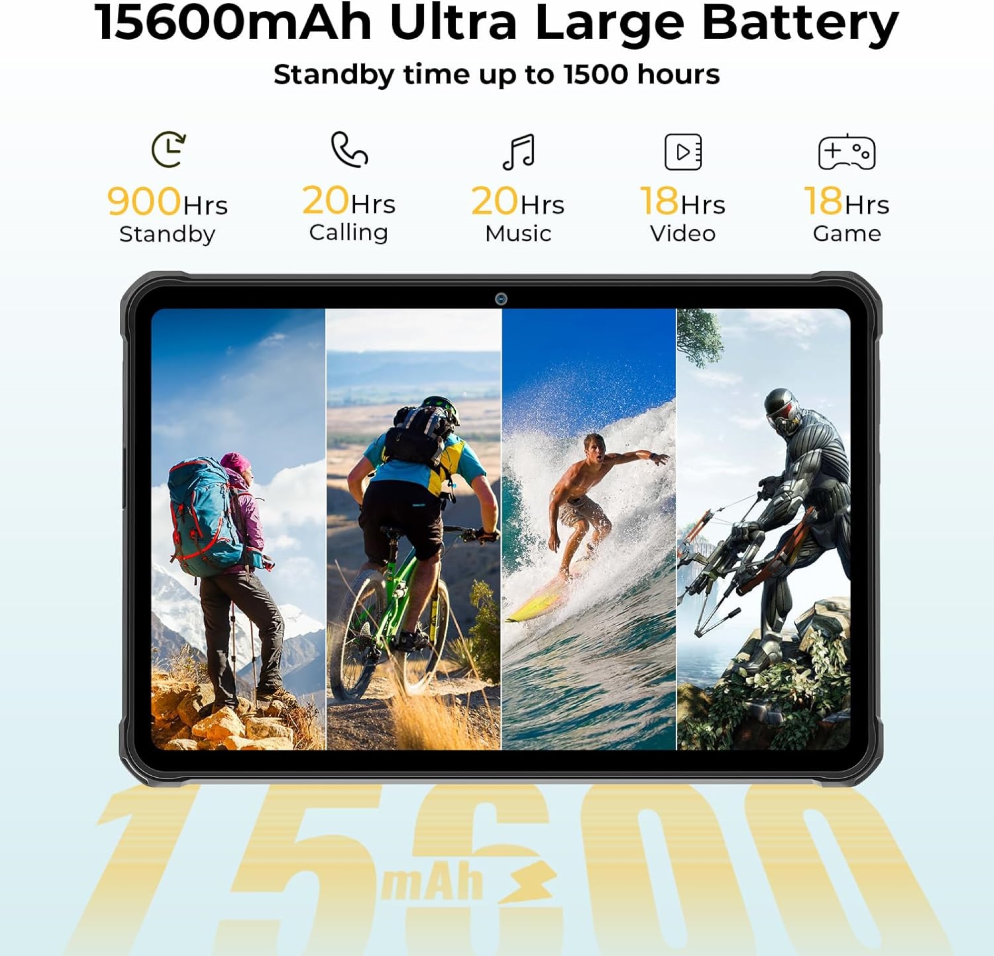 TABLET DOOGEE R7 10.1" 256 GB 4G RUGGED RESISTENTE HOTWAV IP68 MILITAR RESISTE POLVO GOLPES AGUA - 6