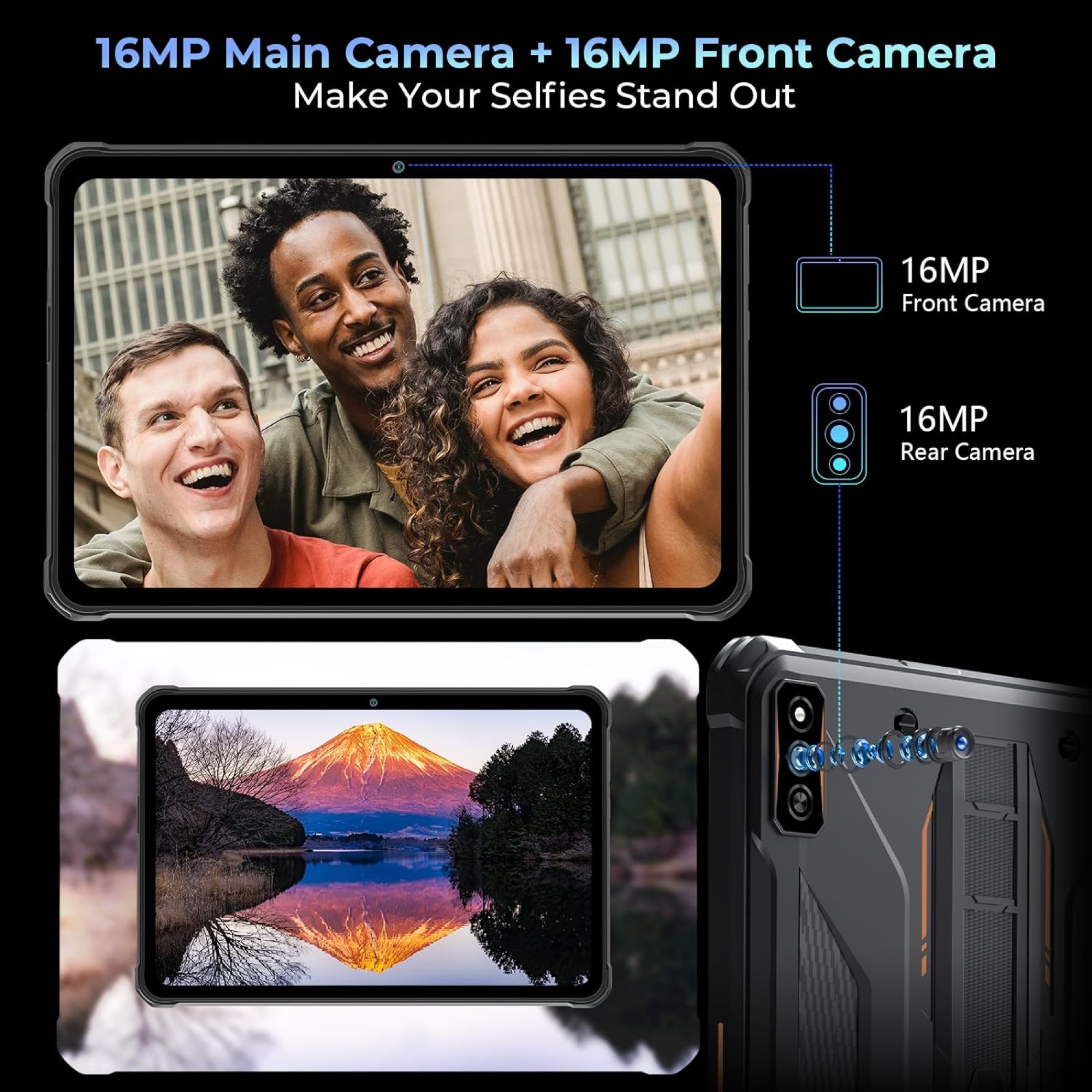 TABLET DOOGEE R7 10.1" 256 GB 4G RUGGED RESISTENTE HOTWAV IP68 MILITAR RESISTE POLVO GOLPES AGUA - 8