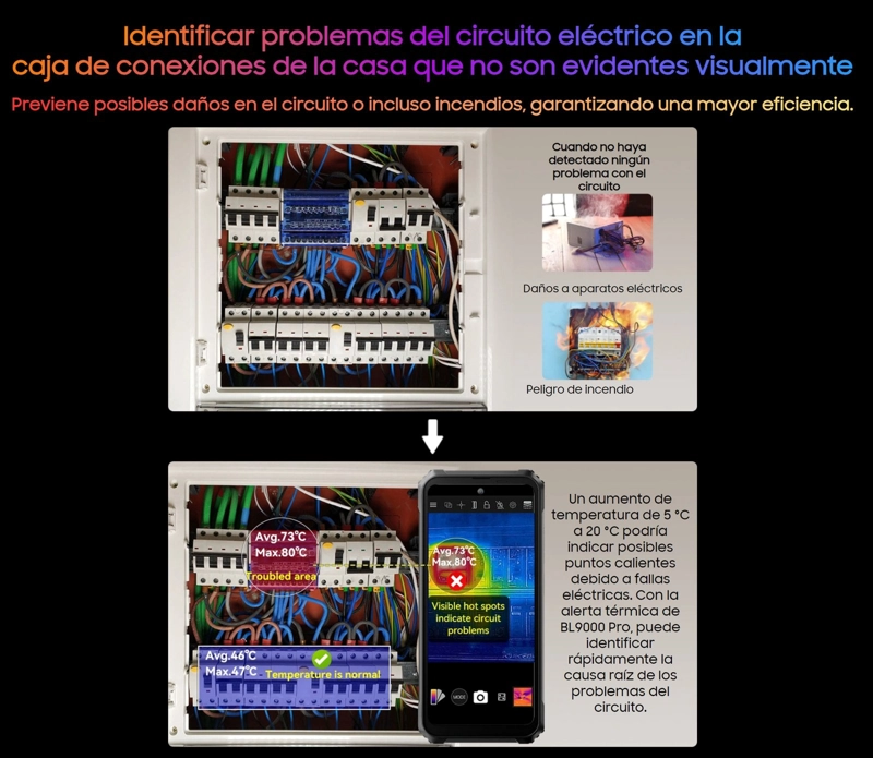 CELULAR BLACKVIEW BL9000 PRO 512 GB 12 GB RAM 64 MP 6.8 " CÁMARA TÉRMICA KILLER CAT S62 - 6
