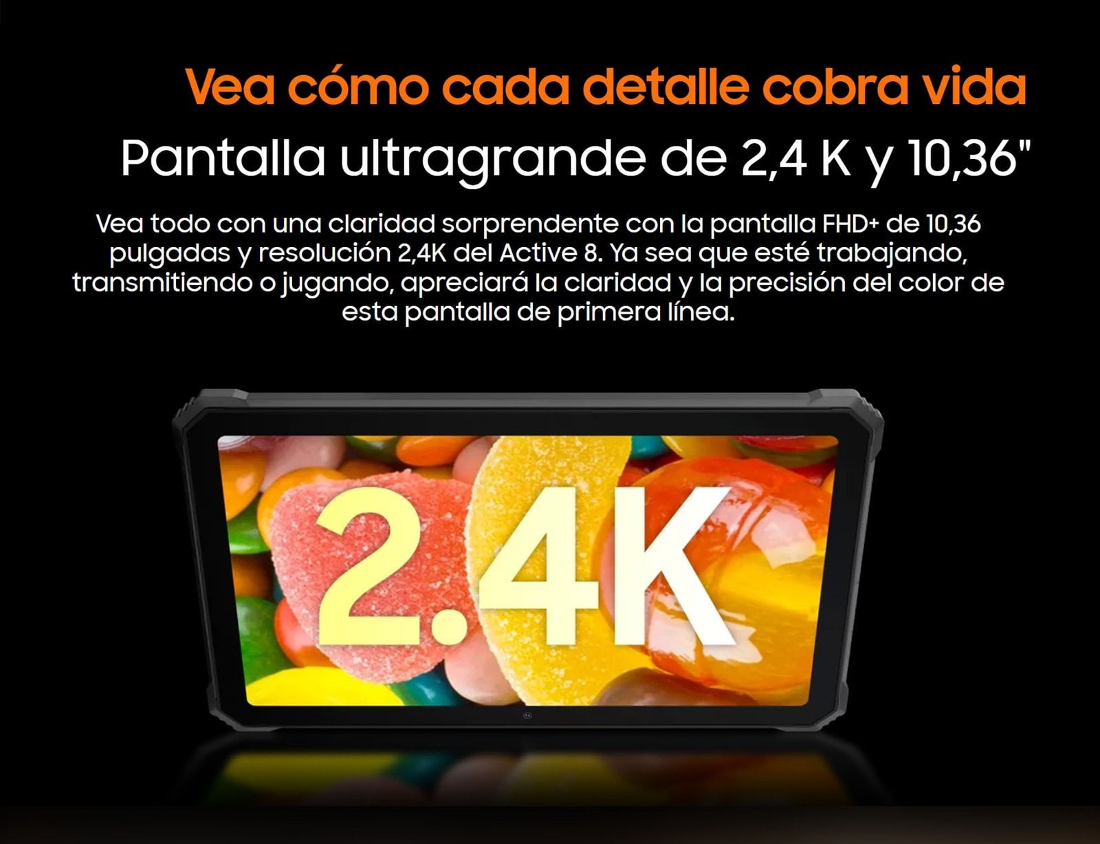 BLACKVIEW ACTIVE 8 - TABLET RESISTENTE IP68/IP69K, 22.000MAH - 7