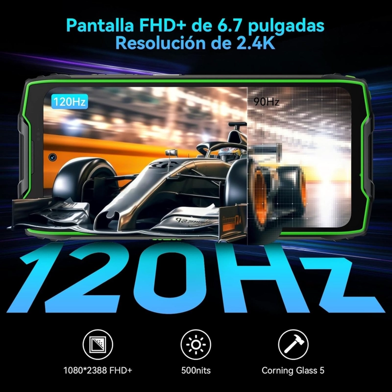 CELULAR BLACKVIEW BV9300 PRO 256 GB 12 GB RAM 50 MP 6.7 " ROBUSTO ALTO RENDIMIENTO - 7