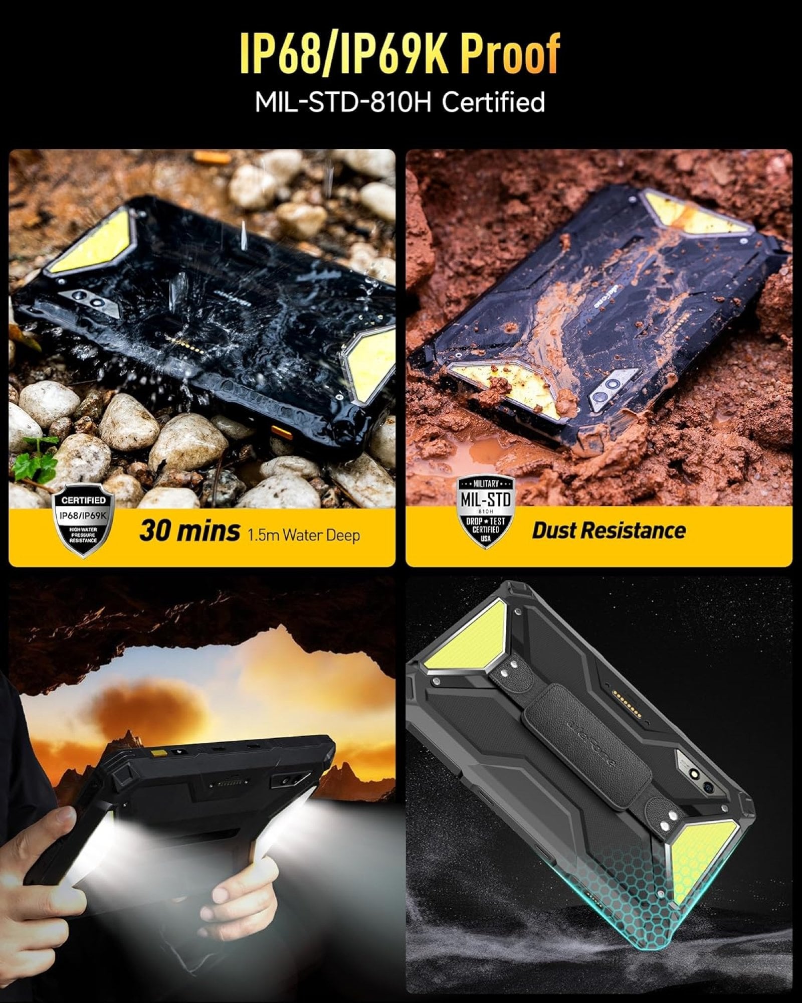 TABLET DOOGEE ARMOR PAD 3 PRO 10.4" 256 GB ULEFONE 4G INDUSTRIAL IP68 MILITAR - 3