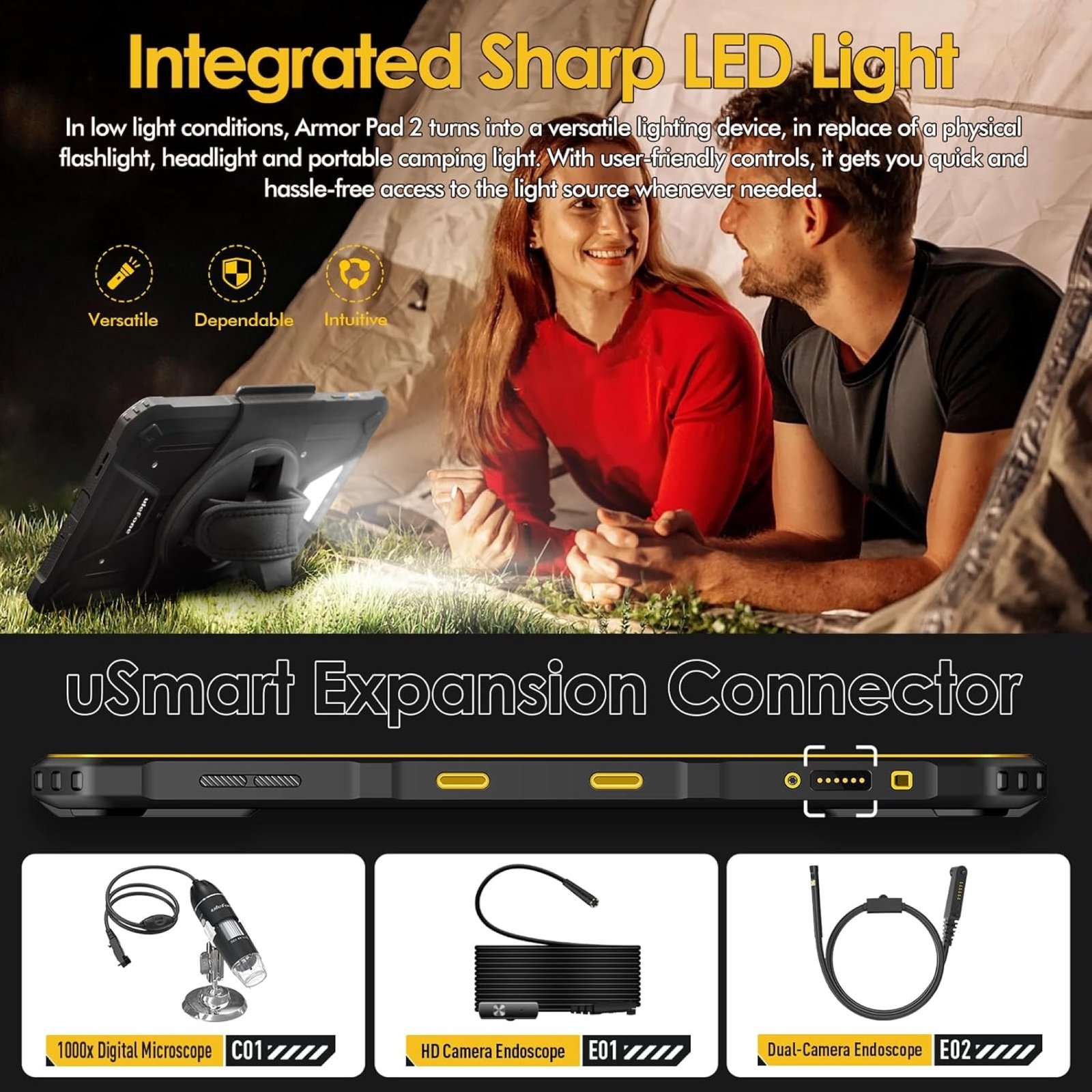 TABLET ULEFONE ARMOR PAD 2 256 GB 4G RESISTENTE GOLPES POLVO AGUA - 8