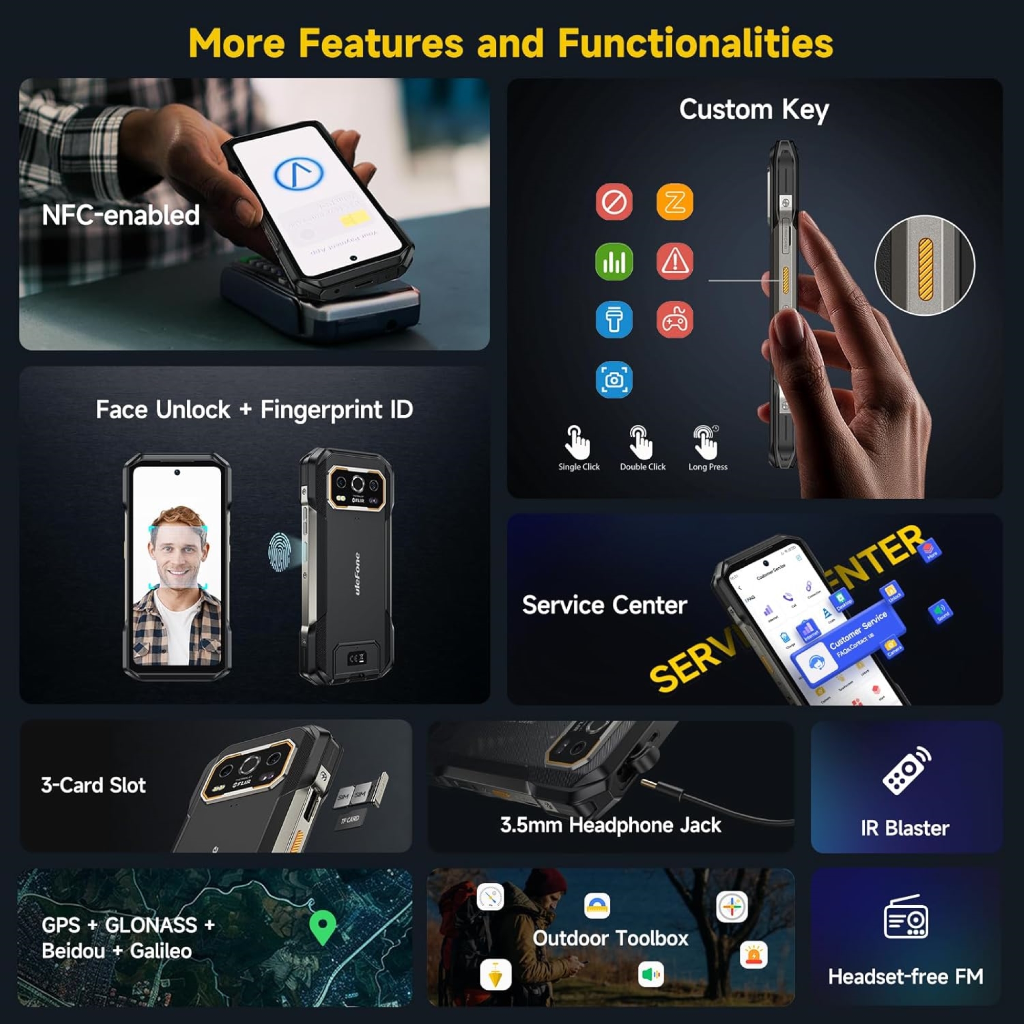 ULEFONE ARMOR 27T PRO - RESISTENTE IP68, CÁMARA TERMOGRÁFICA Y VISIÓN NOCTURNA - 6