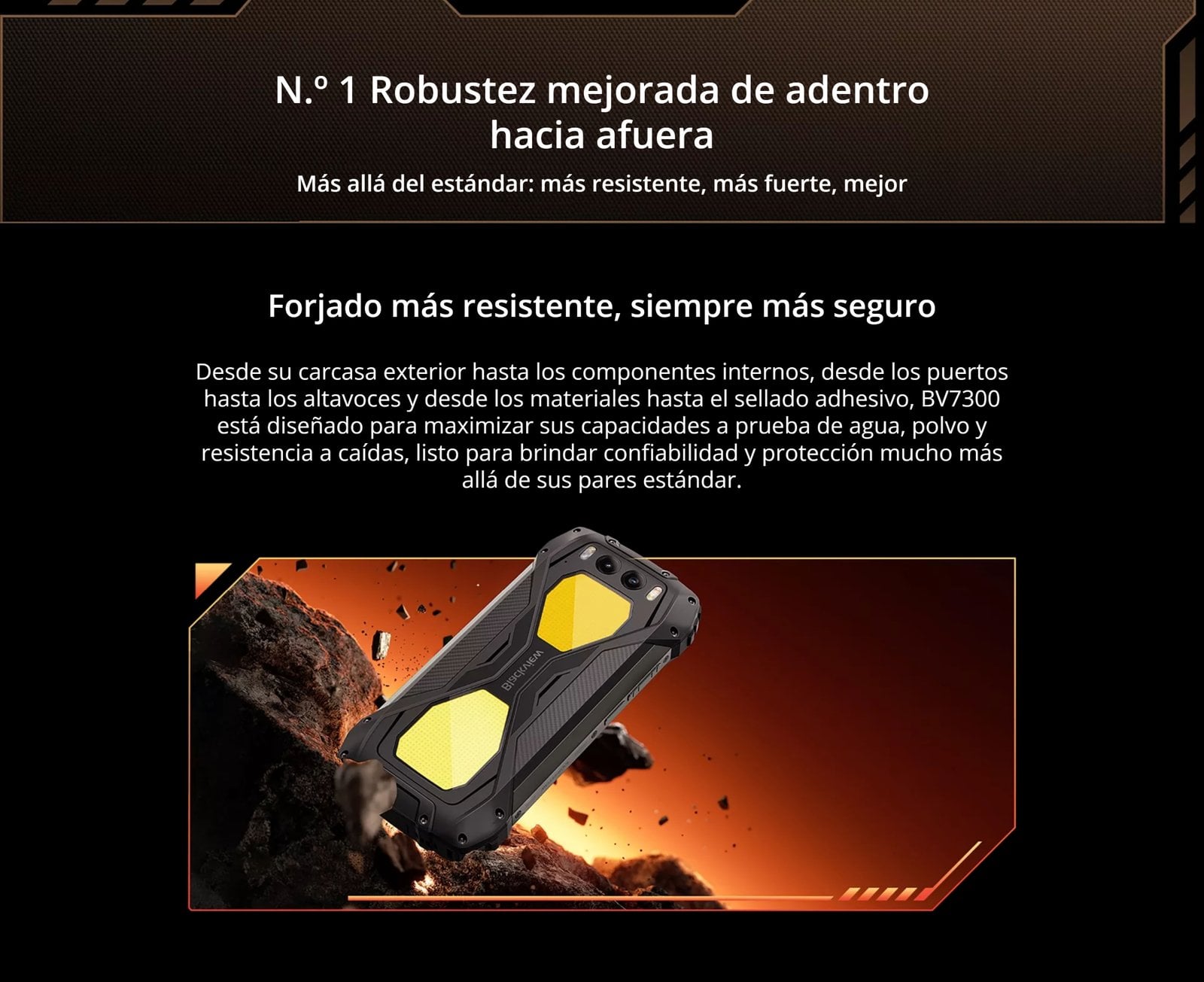 BLACKVIEW BV7300 - SMARTPHONE RUGGED 6.67' 50 MP + CÁMARA NOCTURNA, 15.000 MAH - 3
