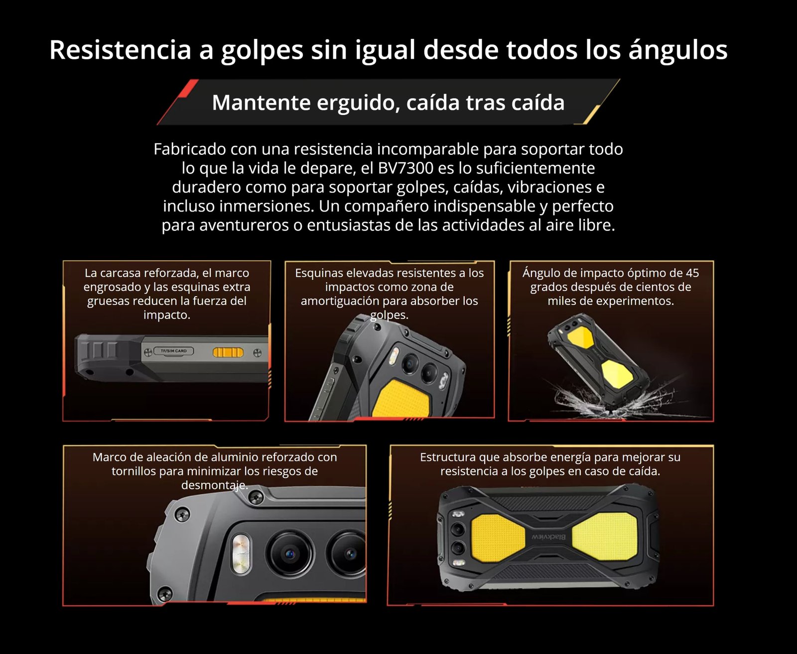 BLACKVIEW BV7300 - SMARTPHONE RUGGED 6.67' 50 MP + CÁMARA NOCTURNA, 15.000 MAH - 6