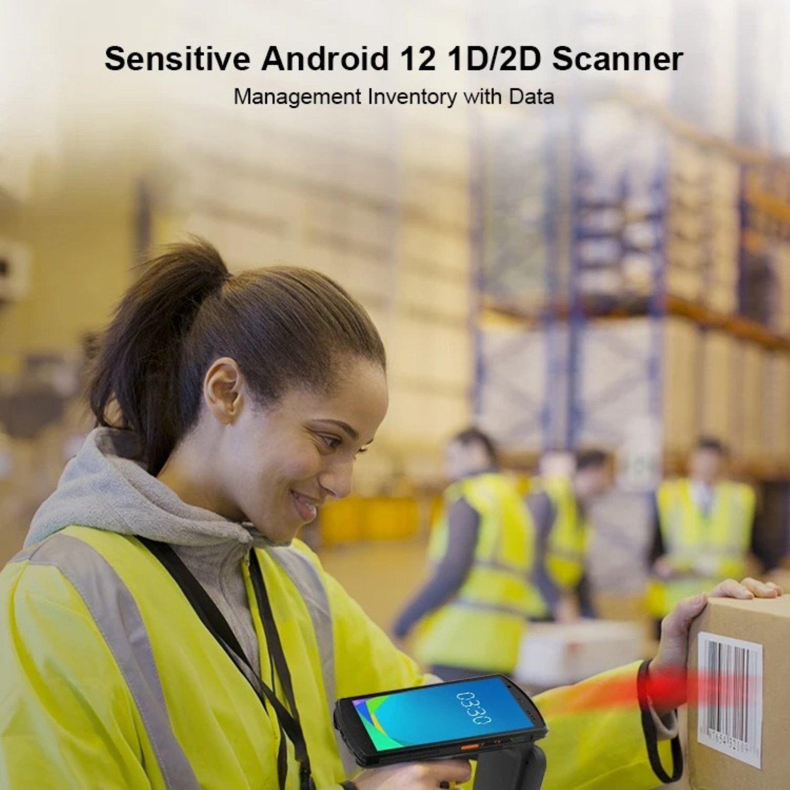 KT-KP18 PDA INDUSTRIAL CON LECTOR DE CÓDIGOS DE BARRAS, RFID/NFC 13.56MHZ, ANDROID 12 - 3