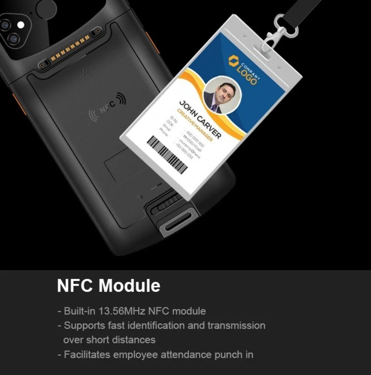 KT-KP18 PDA INDUSTRIAL CON LECTOR DE CÓDIGOS DE BARRAS, RFID/NFC 13.56MHZ, ANDROID 12 - 6