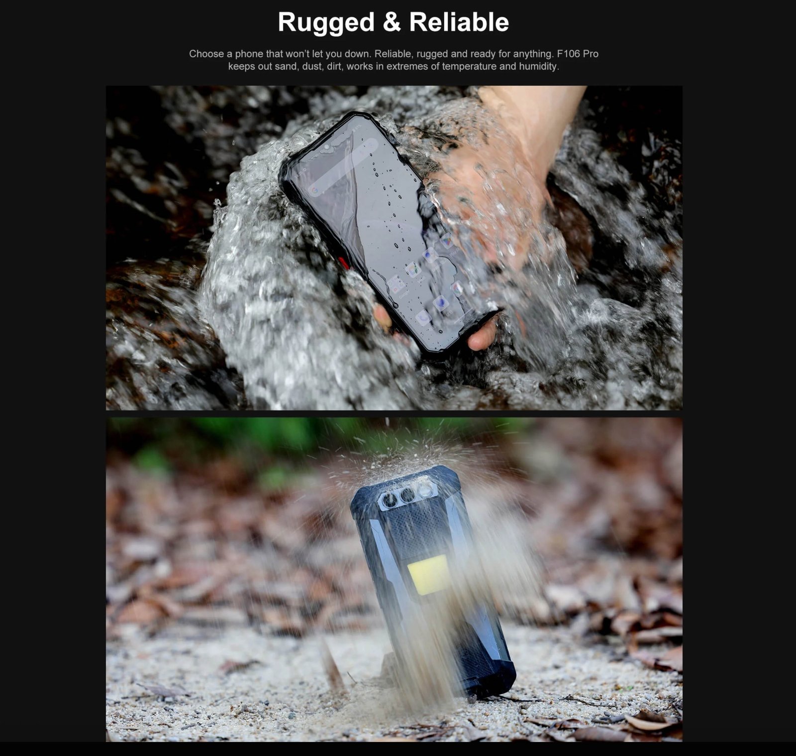 FOSSIBOT F106 PRO - SMARTPHONE RUGERIZADO 6,58'' FHD+, CÁMARA 48 MP, BATERÍA 12.000 MAH - 2