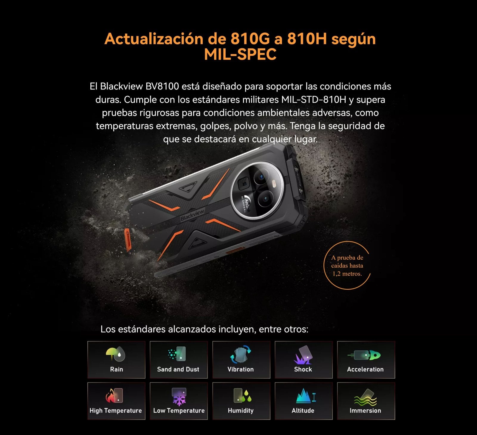 BLACKVIEW BV8100 - SMARTPHONE RUGGED 50 MP, PANTALLA 2.4K, BATERÍA 8800 MAH - 3