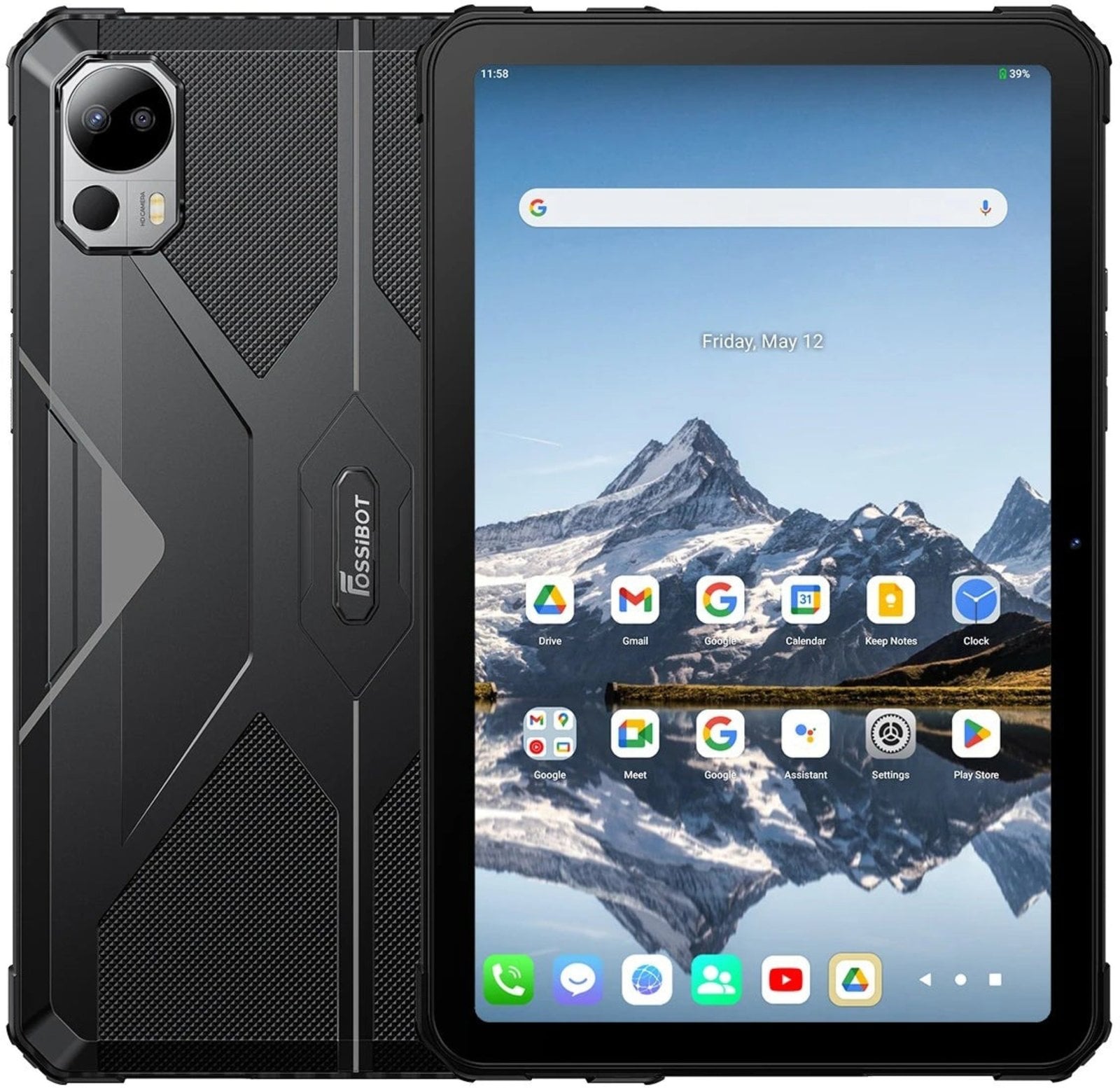 FOSSIBOT DT1 - TABLET RUGERIZADA 10,4'' 2K, CÁMARA 48 MP, BATERÍA 11.000 MAH - 1