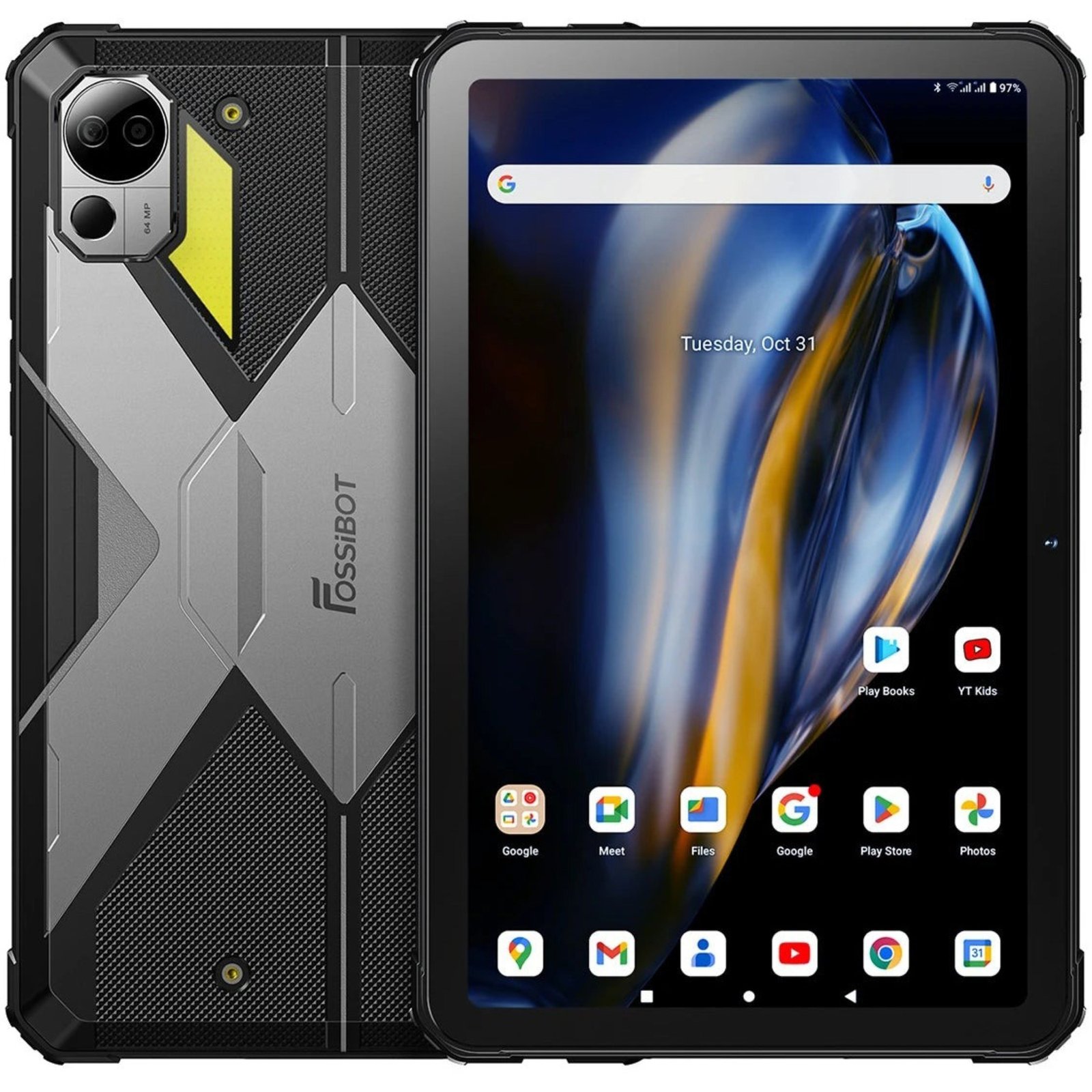 TABLET FOSSIBOT DT2 10.4" 256 GB RUGERIZADA 2K CÁMARA 64 MP BATERÍA 22.000 MAH - 1