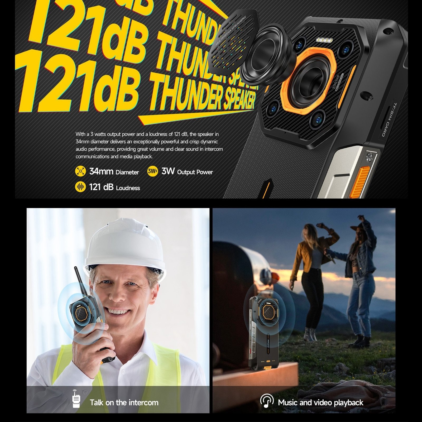 ULEFONE ARMOR 26 ULTRA - SMARTPHONE RUGERIZADO CON WALKIE-TALKIE Y CÁMARA DE 200MP - 6