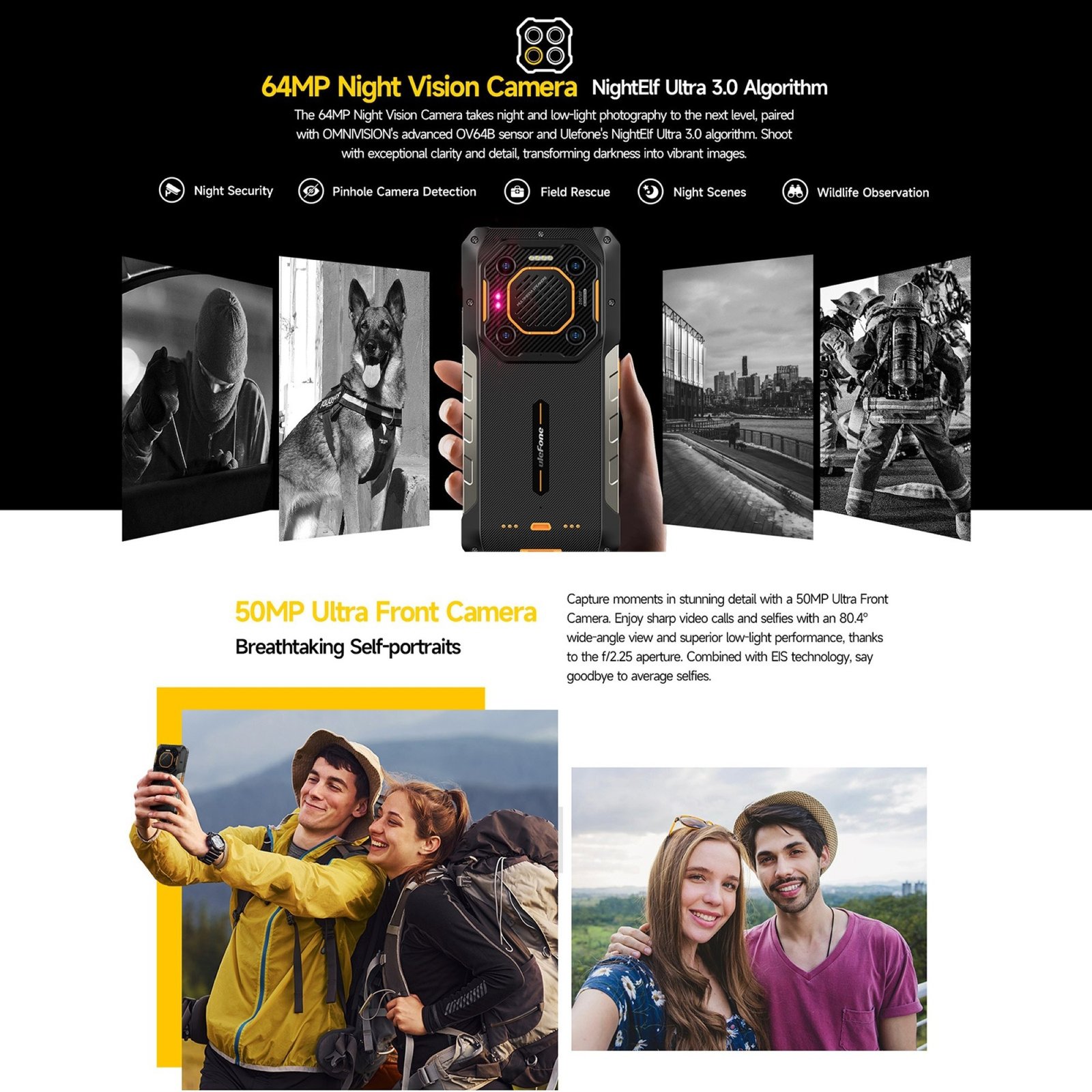 ULEFONE ARMOR 26 ULTRA - SMARTPHONE RUGERIZADO CON WALKIE-TALKIE Y CÁMARA DE 200MP - 9