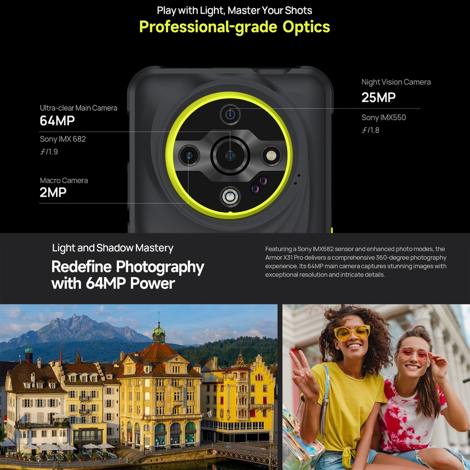 ULEFONE ARMOR X31 PRO - SMARTPHONE RUGERIZADO 5G CON CÁMARA DE VISIÓN NOCTURNA - 4
