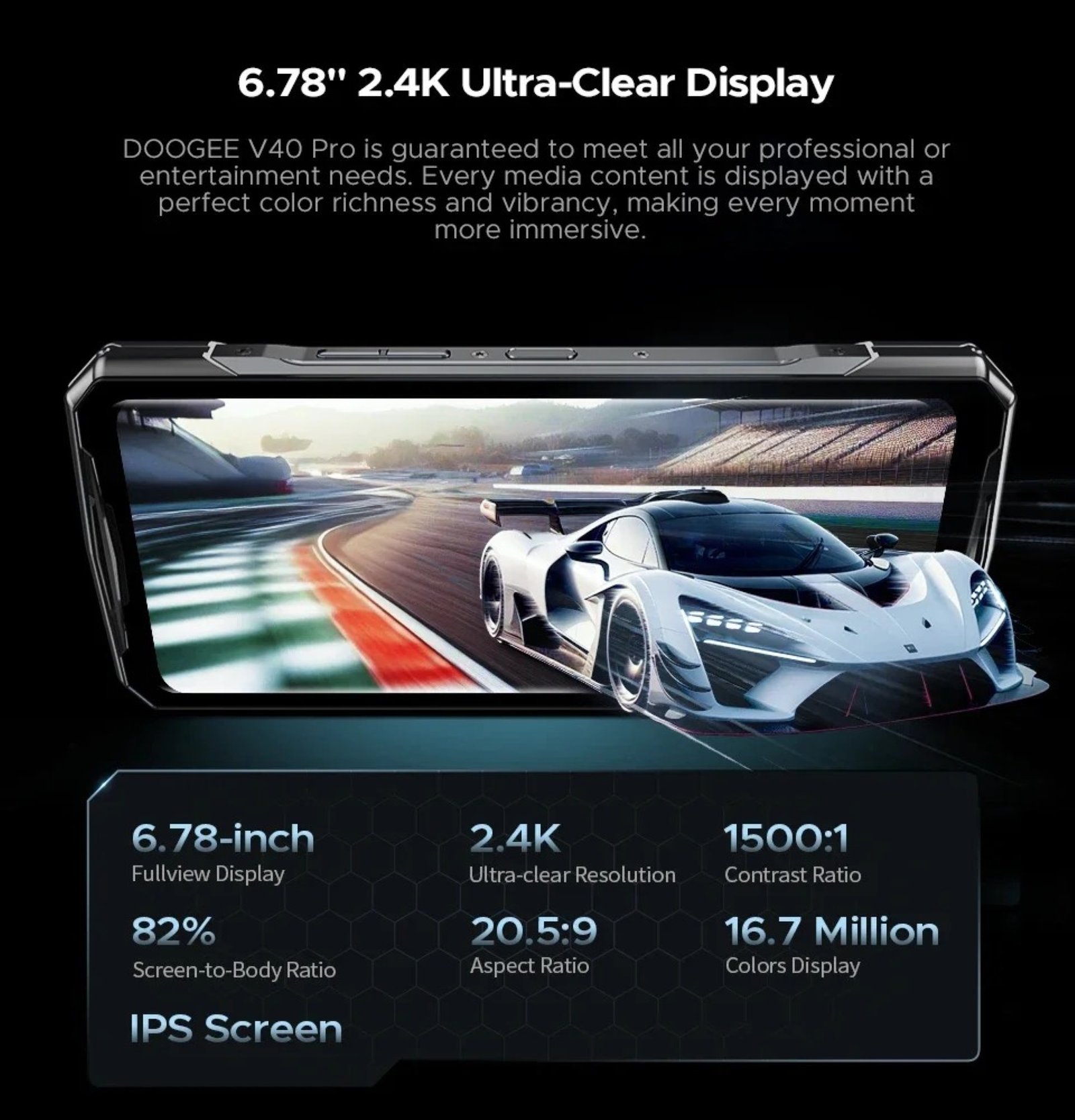 DOOGEE V40 PRO - SMARTPHONE RUGERIZADO 5G CON 36GB RAM Y CÁMARA DE 200MP - 7