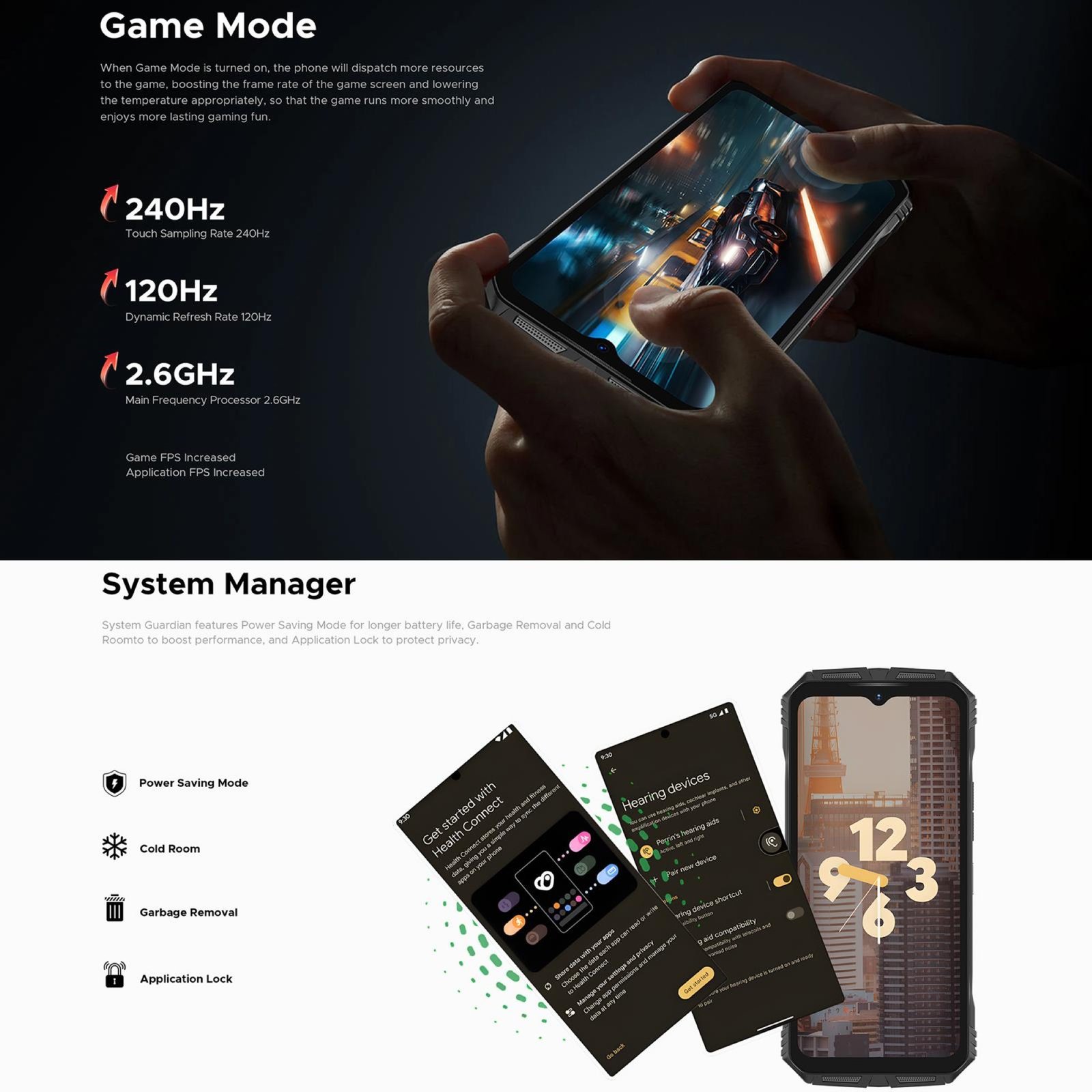 DOOGEE S118 PRO - SMARTPHONE RUGERIZADO CON 24GB RAM Y CÁMARA DE 108MP - 9