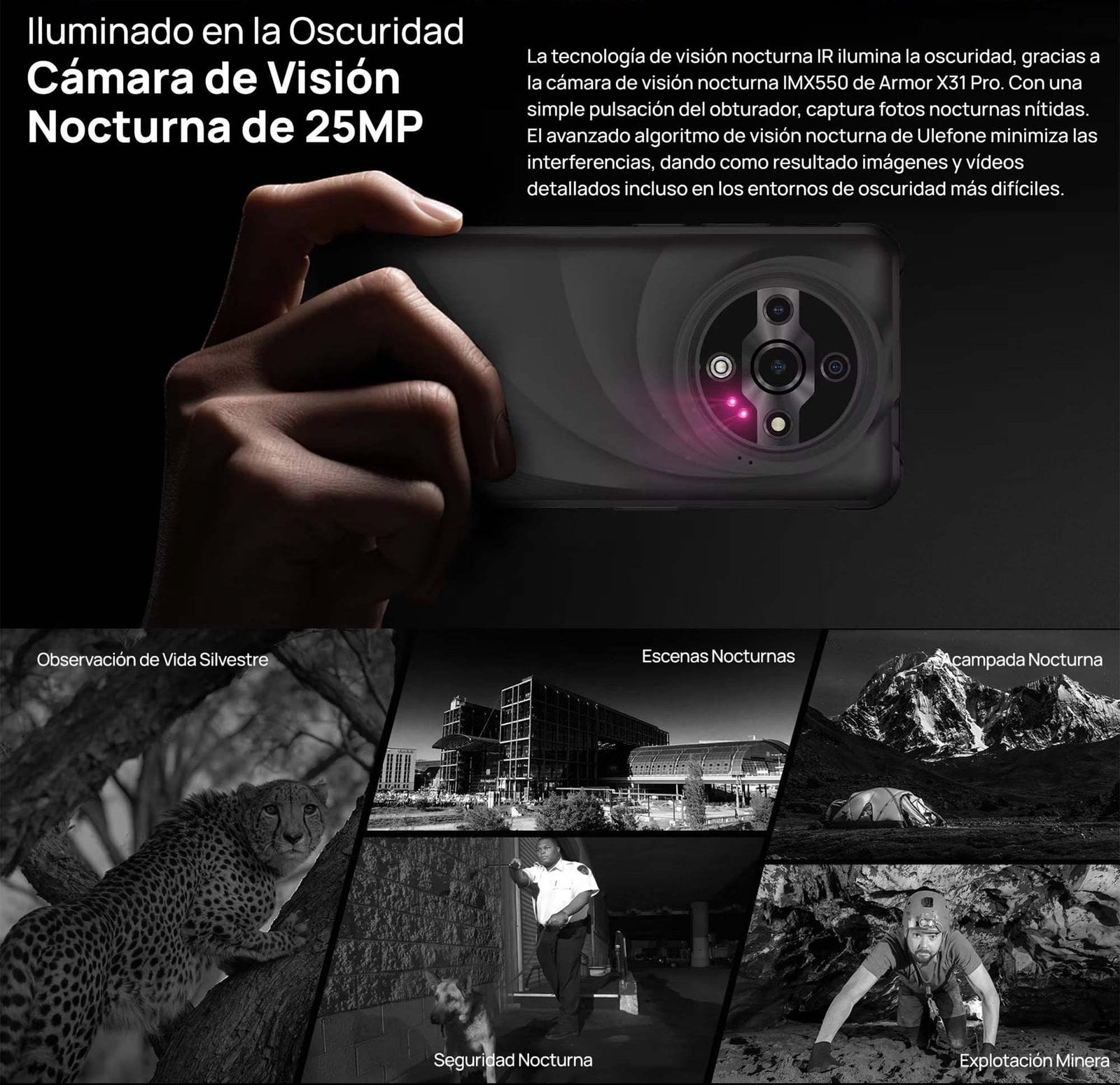 ULEFONE ARMOR X31 - RESISTENCIA EXTREMA, 64MP Y BATERÍA DE 6050MAH - 6