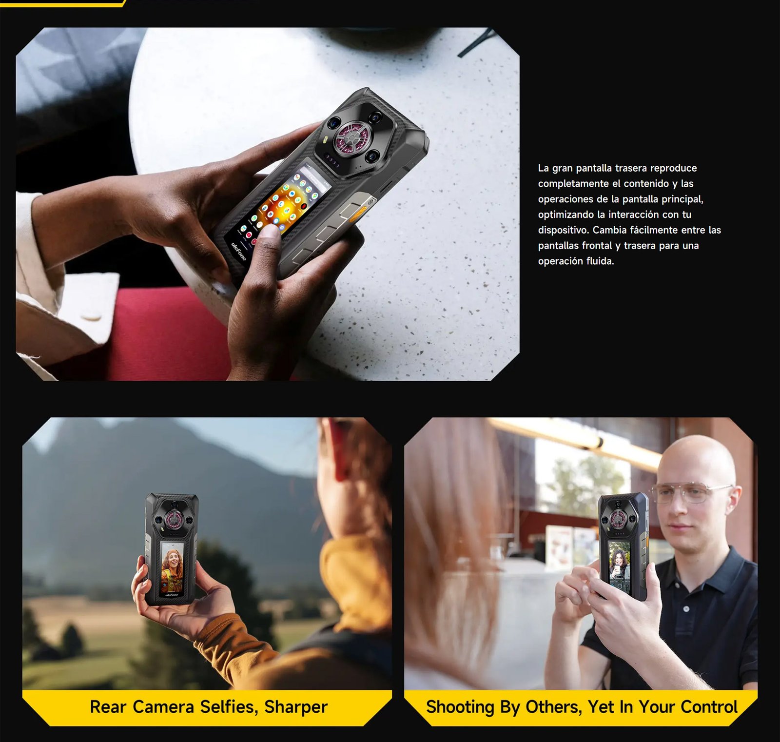 ULEFONE ARMOR 30 PRO - SMARTPHONE 5G RESISTENTE CON DOBLE PANTALLA - 6