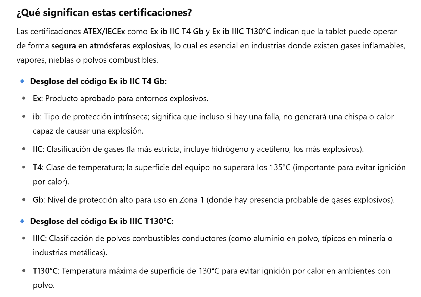 CENAVA A80ST – TABLET INTRÍNSECAMENTE SEGURA ATEX - 3