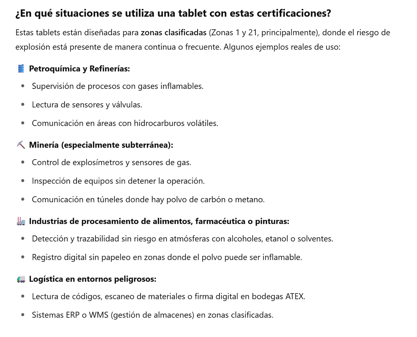 CENAVA A80ST – TABLET INTRÍNSECAMENTE SEGURA ATEX - 4