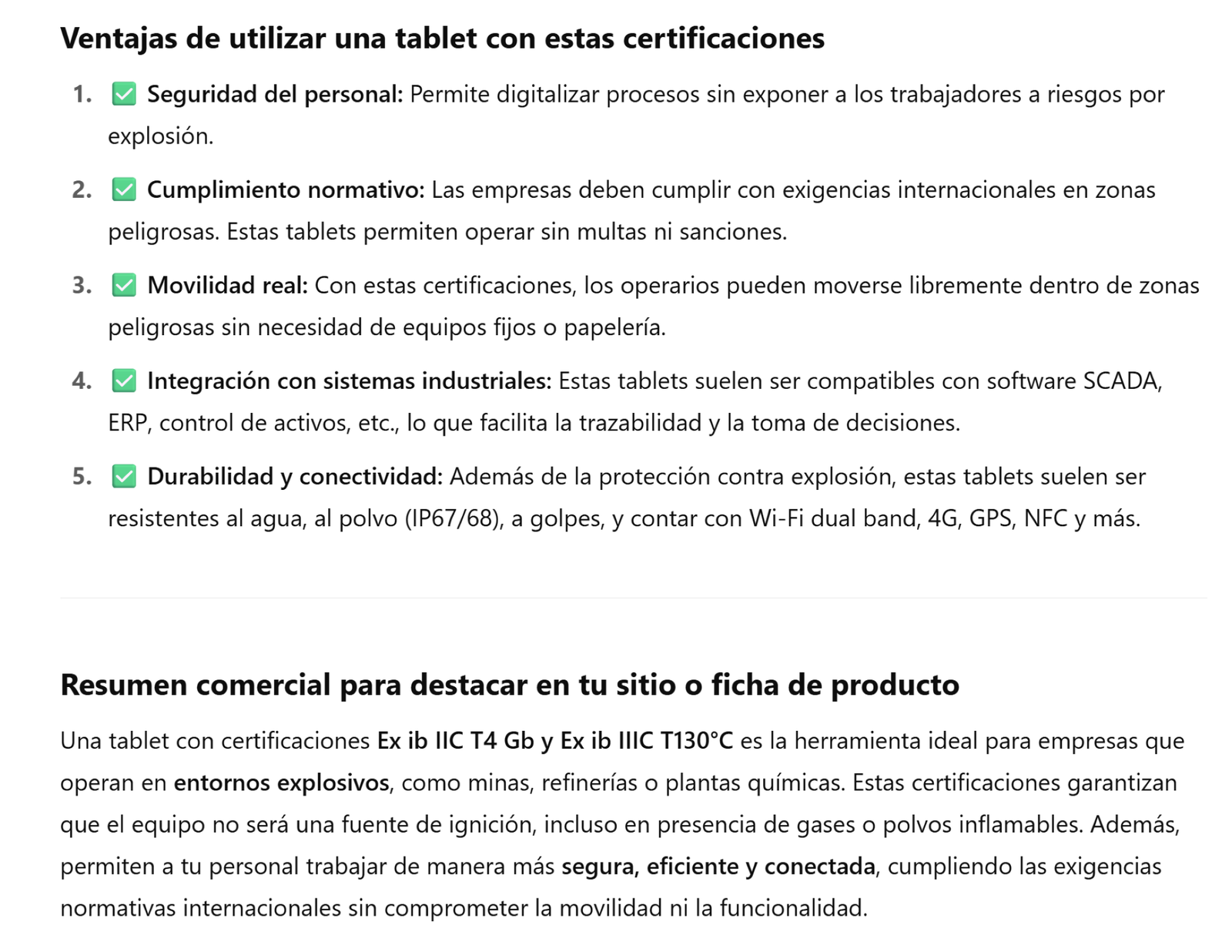 CENAVA A80ST – TABLET INTRÍNSECAMENTE SEGURA ATEX - 5