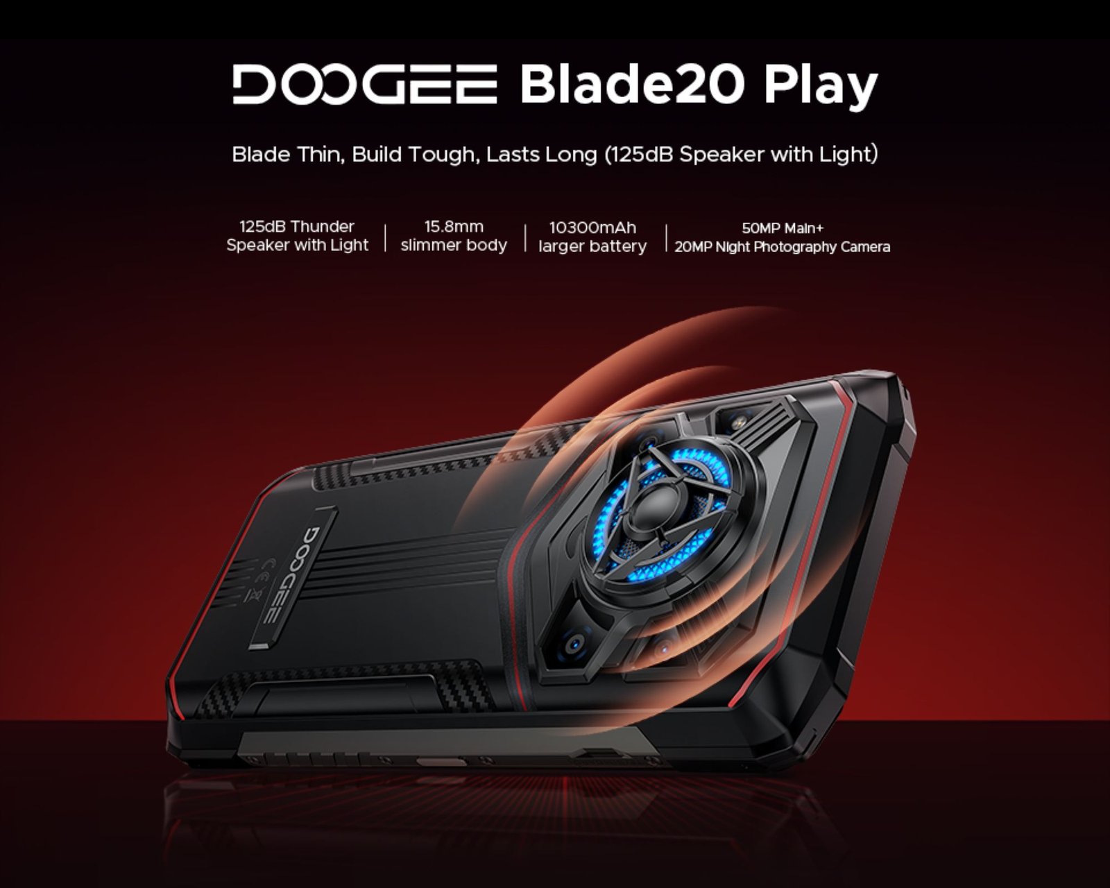 DOOGEE BLADE 20 PLAY: RUGGED 5G, ANDROID 15, 50MP, 10.300MAH - 4