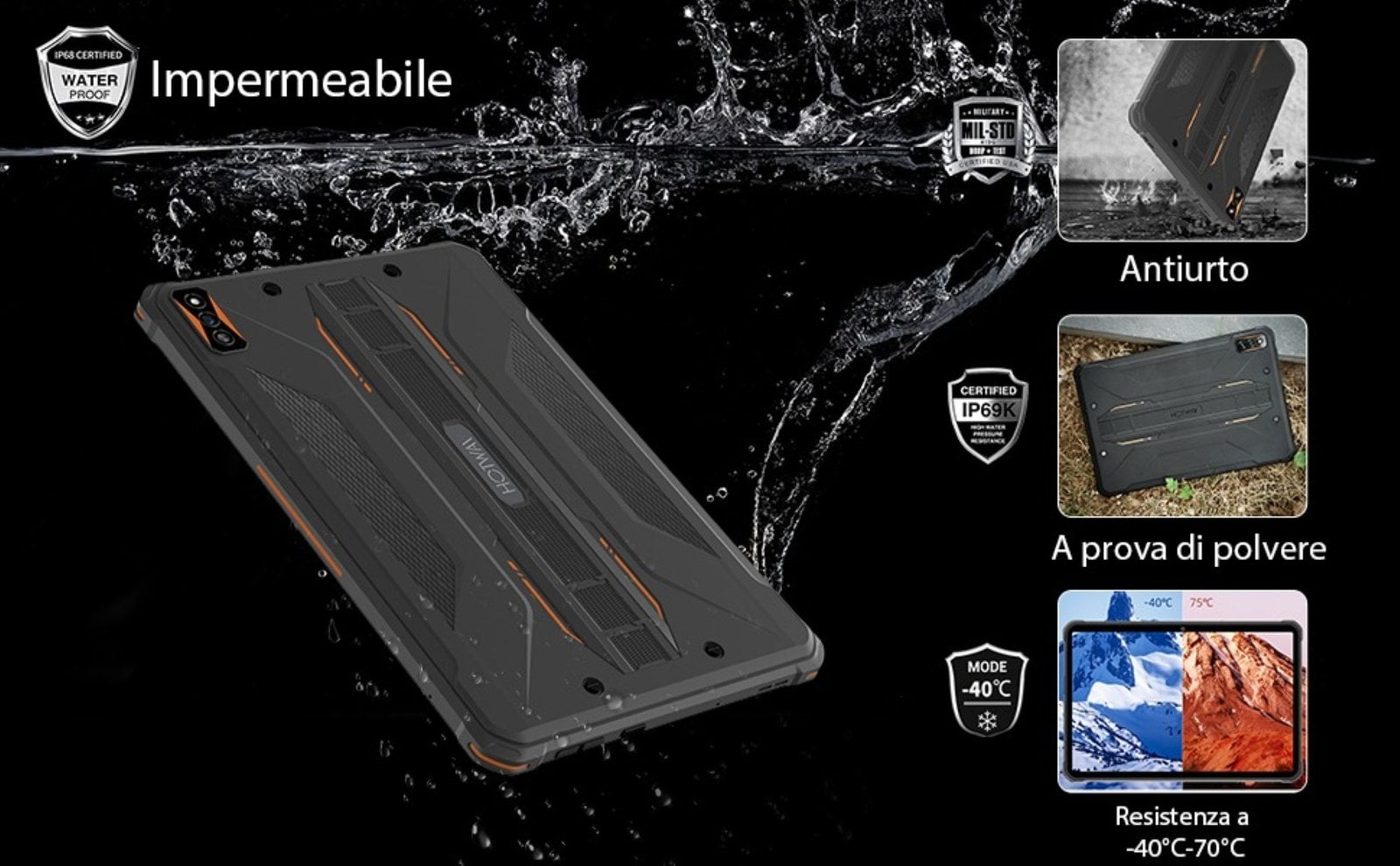 HOTWAV R5 – TABLET RESISTENTE DE 10.1INCH CON BATERÍA DE 15600MAH Y 4G - 3
