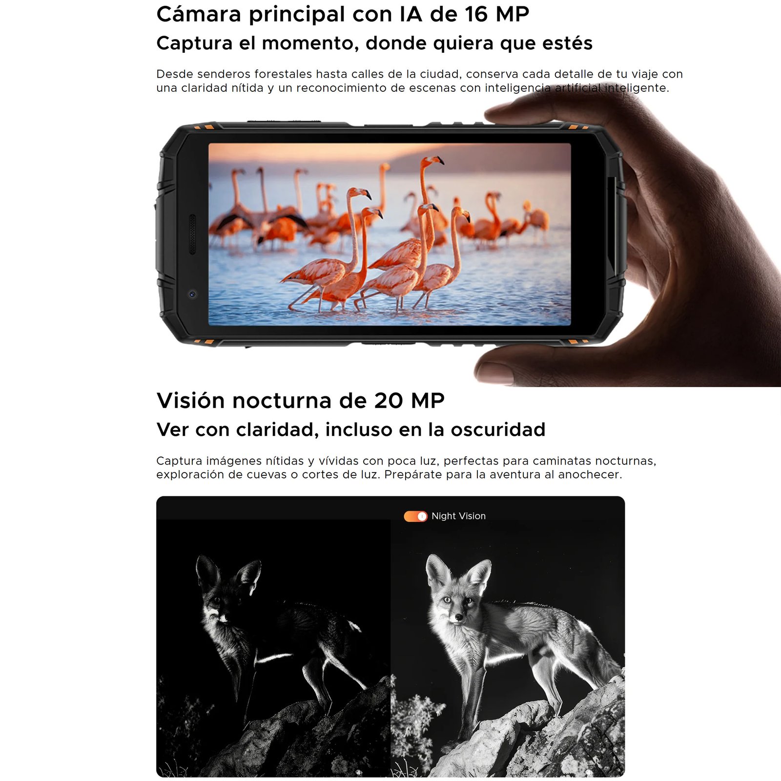 DOOGEE FIRE 3 ULTRA: RESISTENTE 5,5 PULGADAS CAMARA NOCTURNA - 5