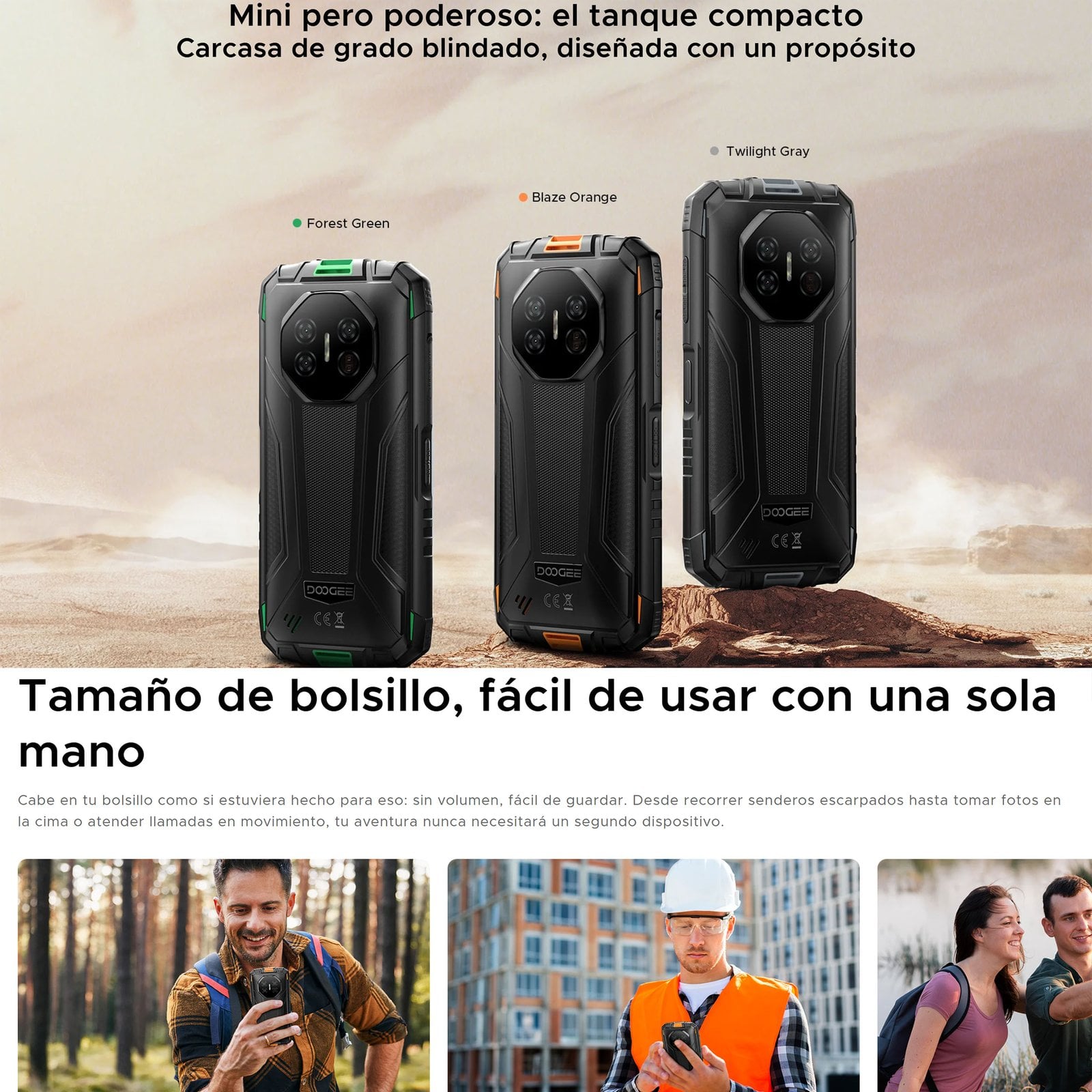 DOOGEE FIRE 3 PRO: COMPACTO RUGGED TODO TERRENO RESISTENTE - 7