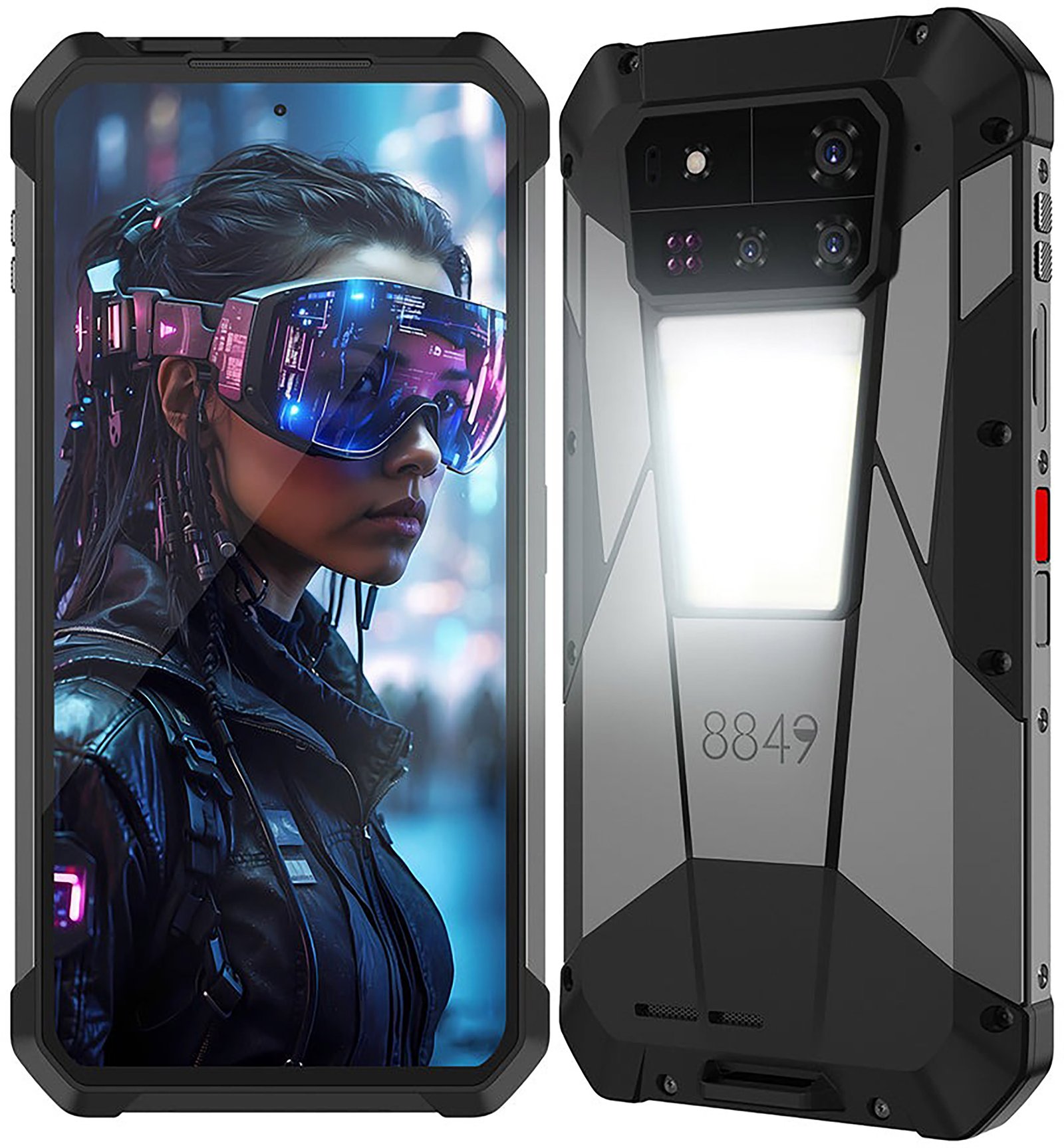 UNIHERTZ 8849 TANK 4 PRO: RUGERIZADO CON PROYECTOR 720P - 1