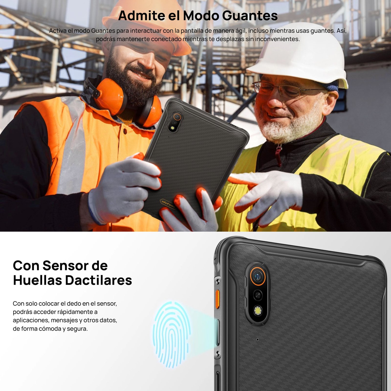 ULEFONE ARMOR PAD PRO: TABLET DE 8 PULGADAS RESISTENTE IP68 - 9