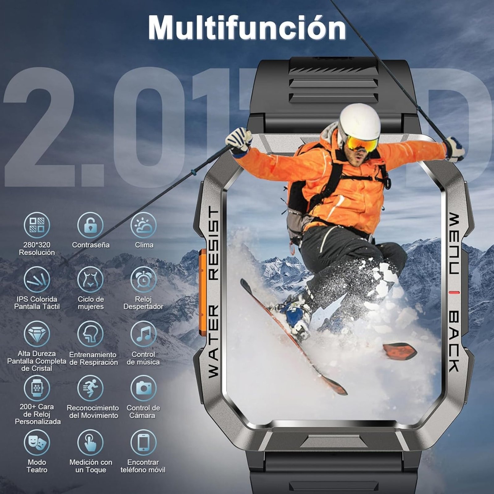 BLACKVIEW W80 PRO: SMARTWATCH RUGERIZADO, BATERIA 20 DIAS - 6