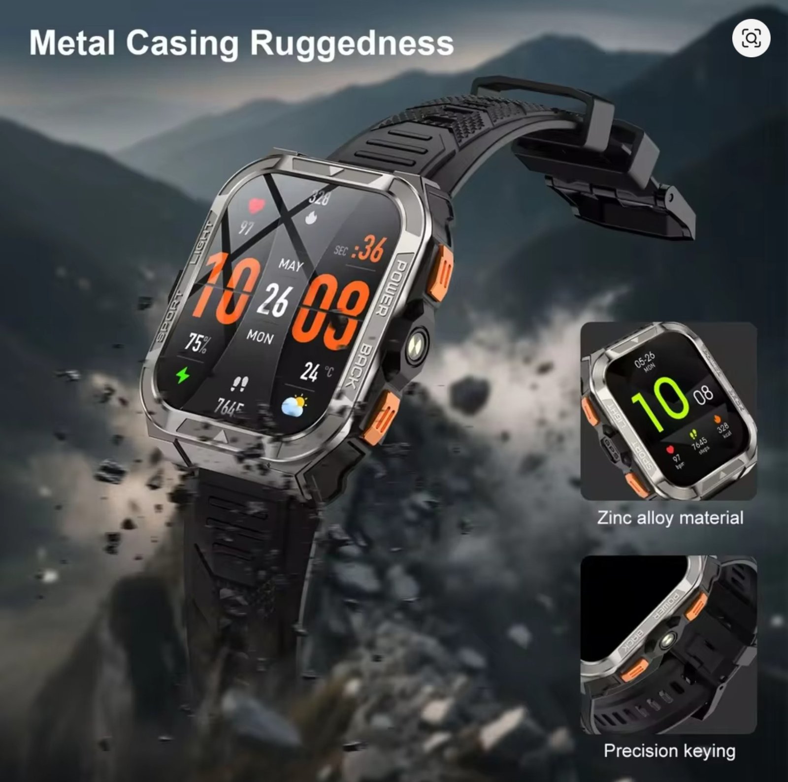 BLACKVIEW W80 PRO: SMARTWATCH RUGERIZADO, BATERIA 20 DIAS - 9