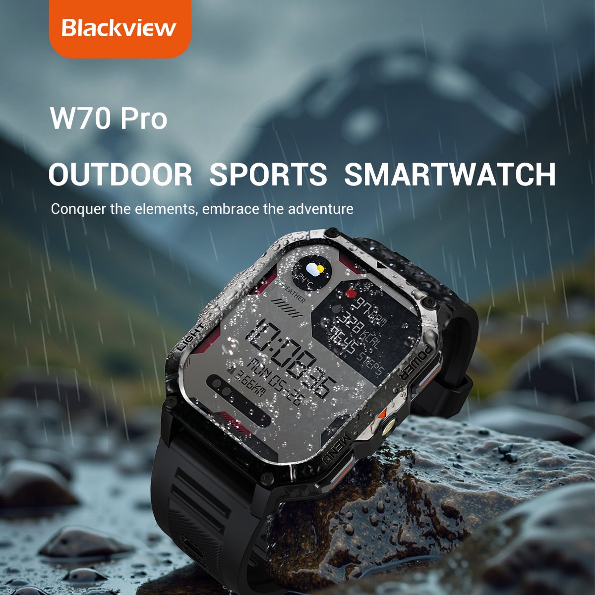 BLACKVIEW W70 PRO: SMARTWATCH RUGERIZADO, BATERIA 20 DIAS - 2