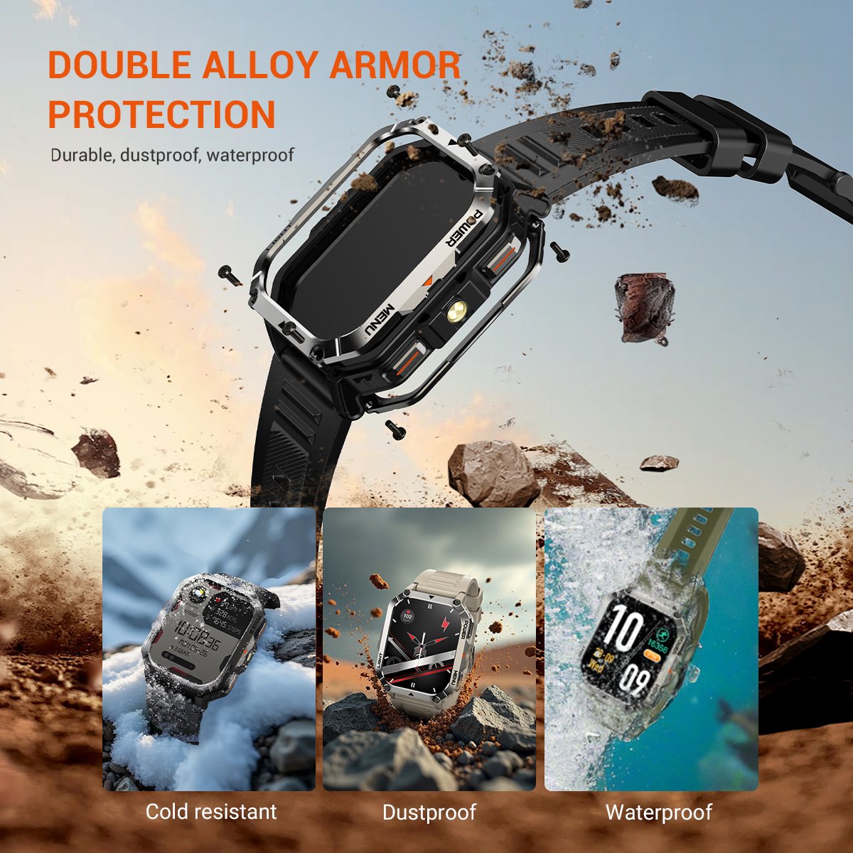 BLACKVIEW W70 PRO: SMARTWATCH RUGERIZADO, BATERIA 20 DIAS - 4