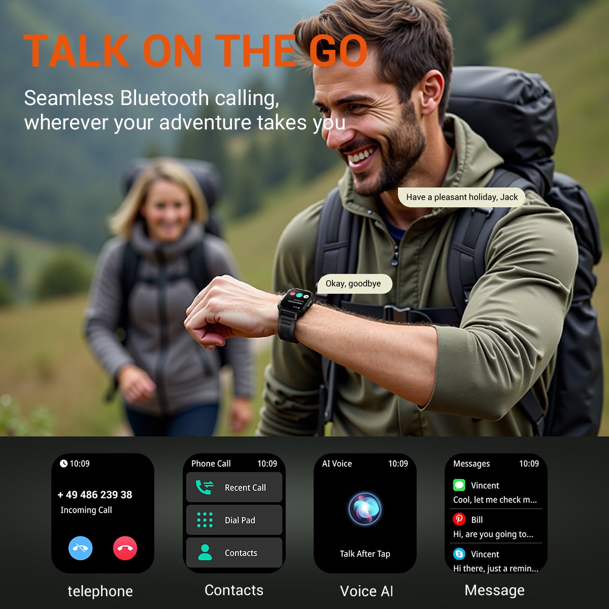 BLACKVIEW W70 PRO: SMARTWATCH RUGERIZADO, BATERIA 20 DIAS - 9