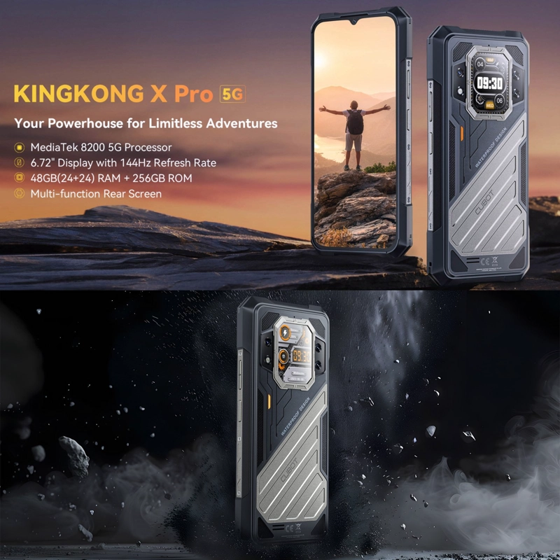 CUBOT KINGKONG X PRO: RAM 24GB, RESISTENTE 5G CAMARA 100 MP - 3