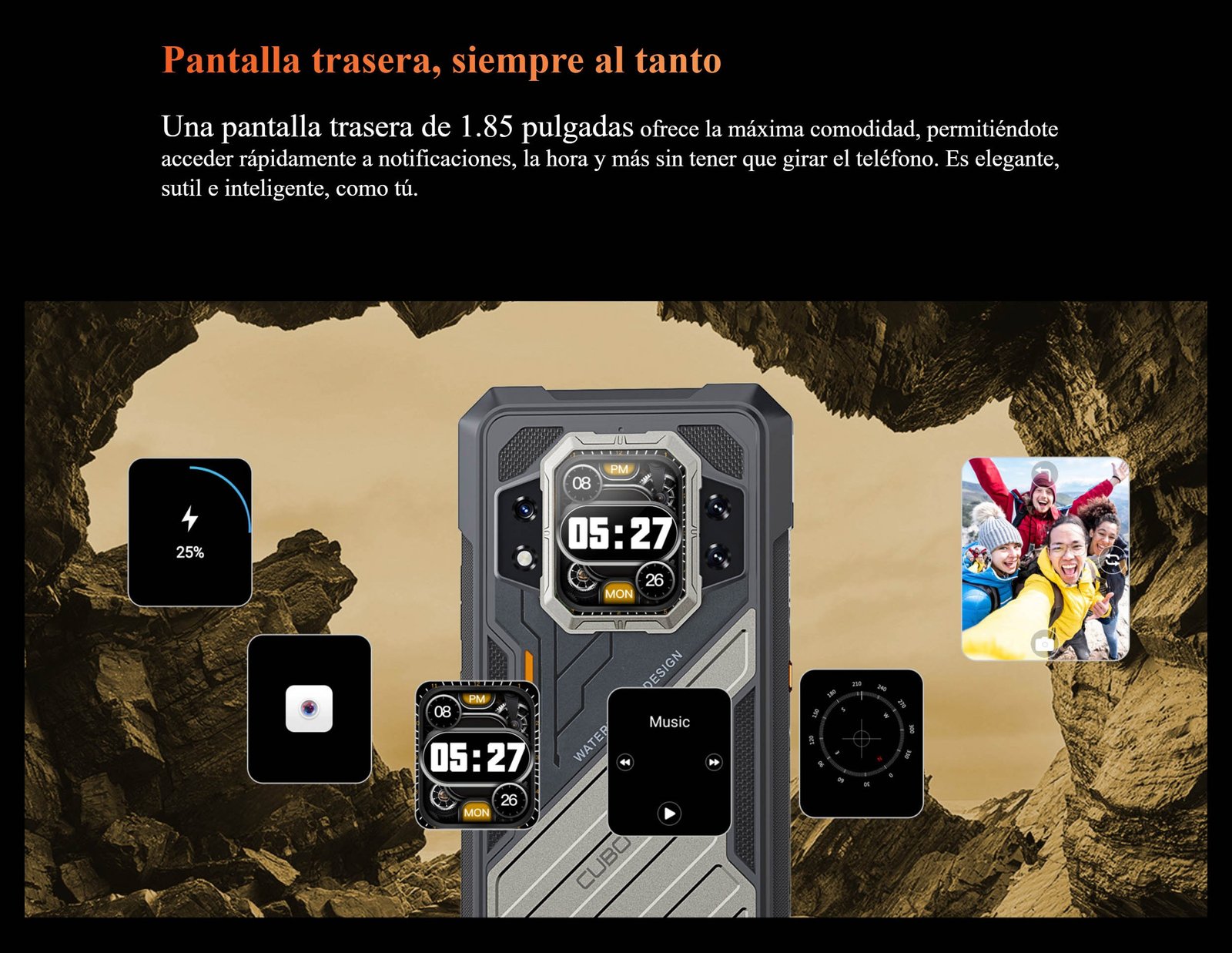 CUBOT KINGKONG X PRO: RAM 24GB, RESISTENTE 5G CAMARA 100 MP - 8