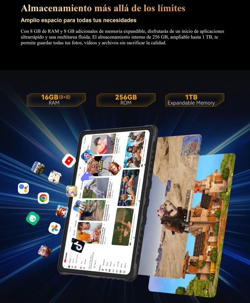 TAB KINGKONG 2: TABLET RESISTENTE 4G CON BATERIA 20.400 MAH - 7
