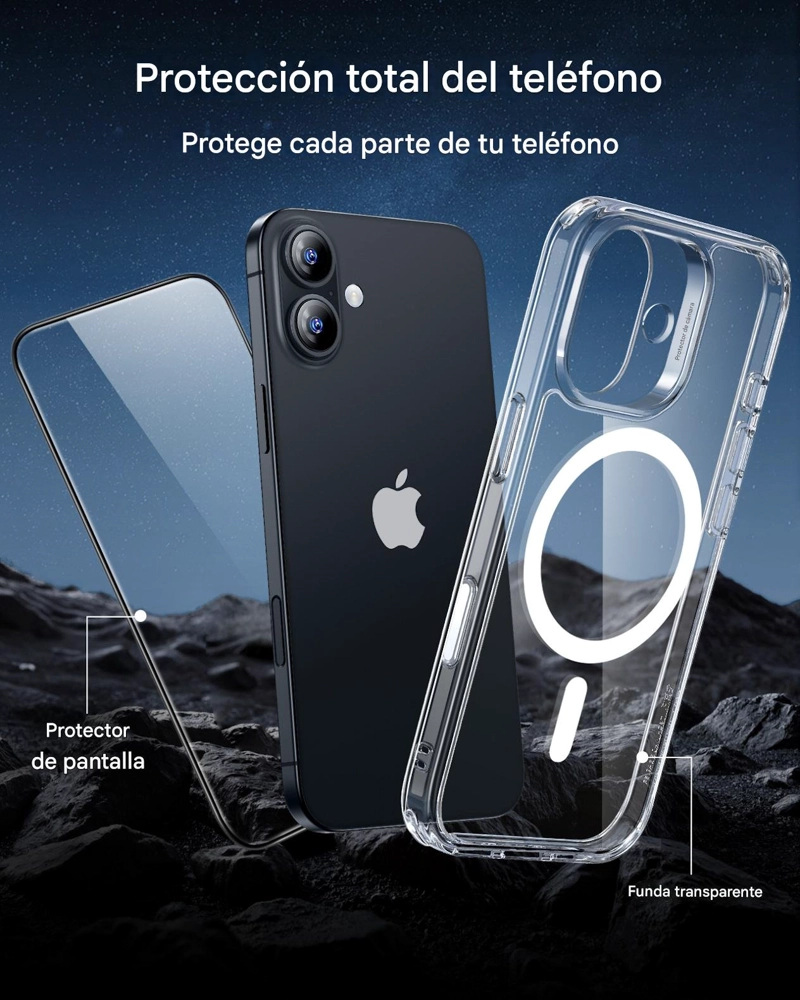 PARA IPHONE 17 - ESR KIT PREMIUM: CARCASA MAGSAFE + VIDRIO - 7