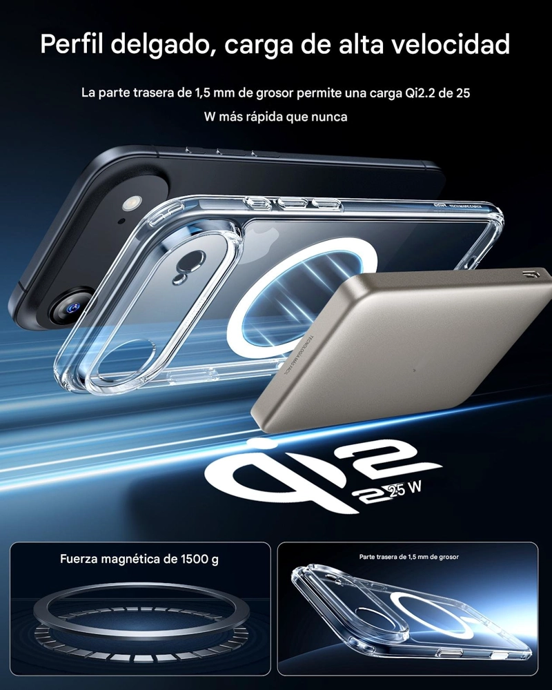 PARA IPHONE 17 AIR - ESR KIT PREMIUM CARCASA MAGSAFE+VIDRIO - 8