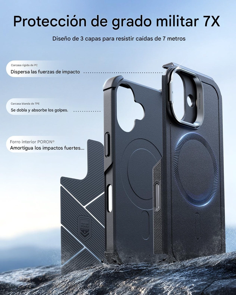 PARA IPHONE 17 - ESR CARCASA MAGSAFE ULTRARESISTENTE - 3