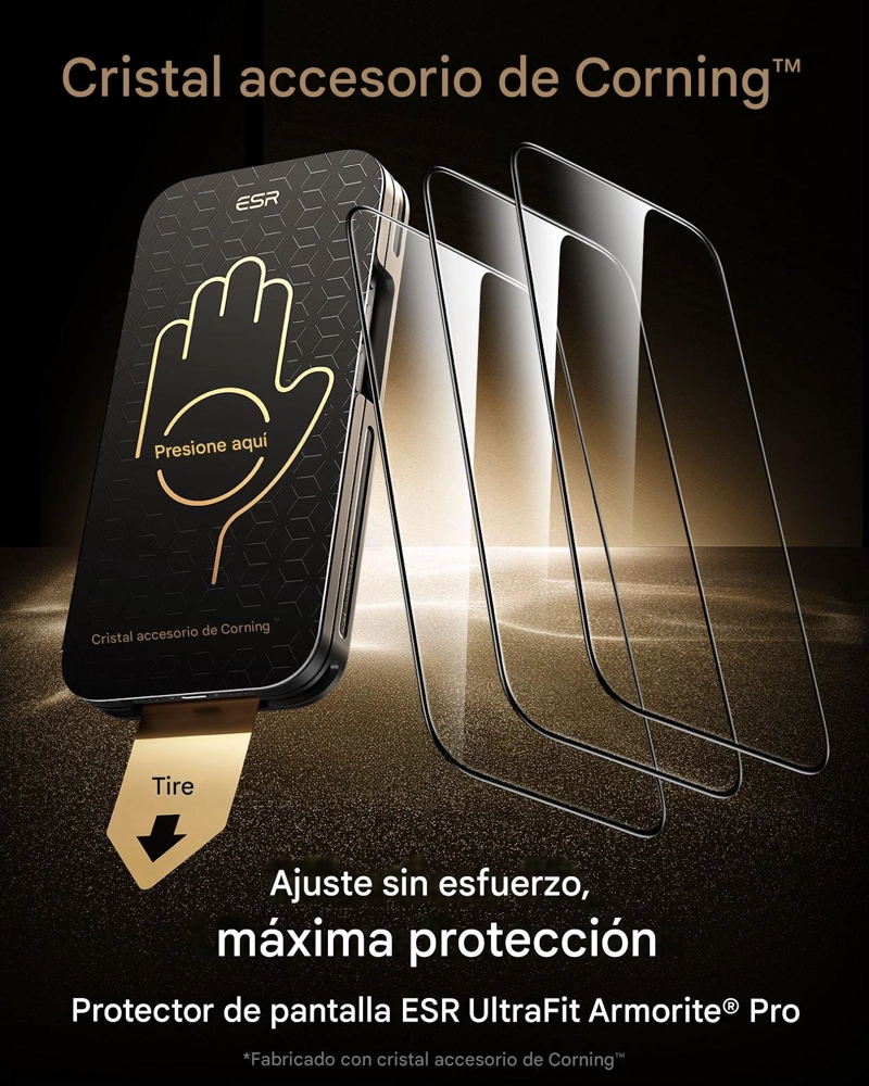 PARA IPHONE 17 - ESR VIDRIO BLINDADO CON INSTALADOR - 3