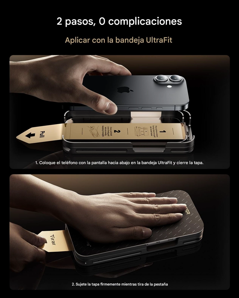 PARA IPHONE 17 - ESR VIDRIO BLINDADO CON INSTALADOR - 6