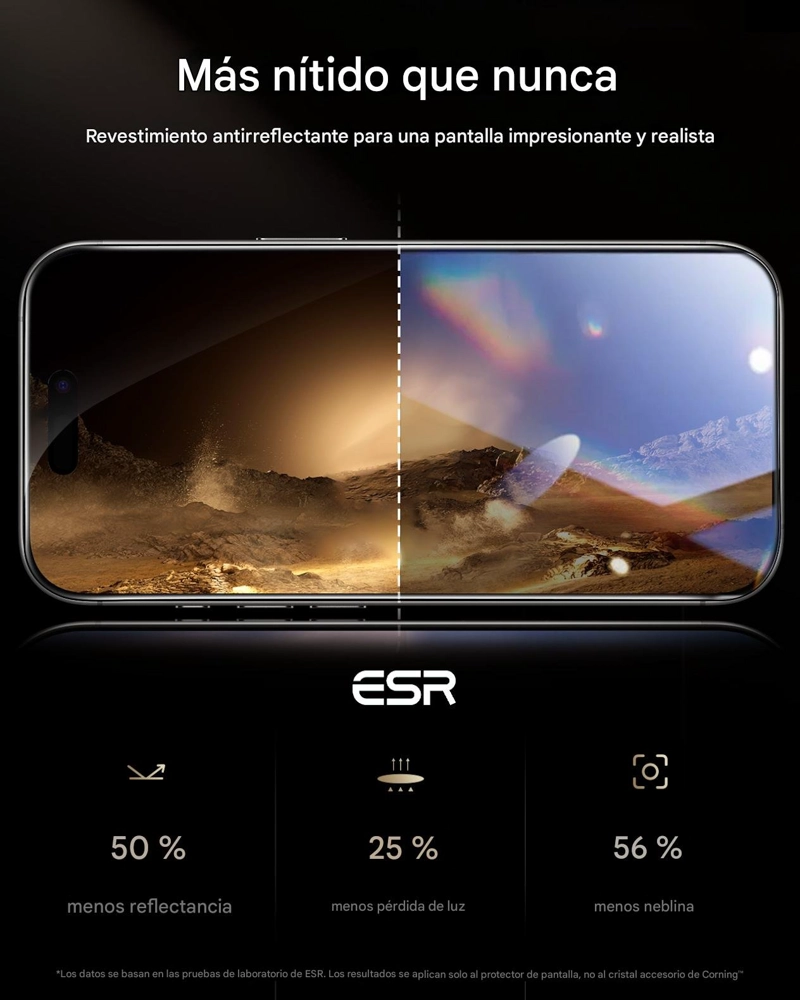 PARA IPHONE 17 - ESR VIDRIO BLINDADO CON INSTALADOR - 7